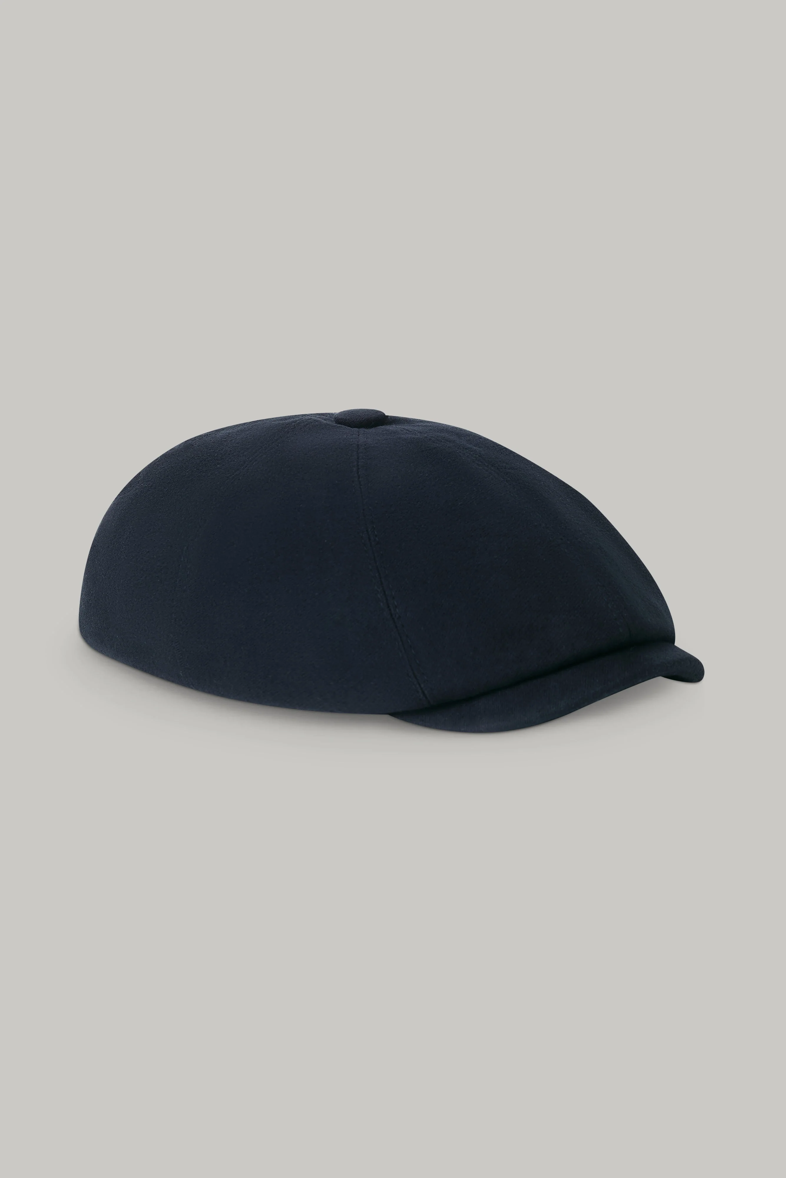 Baker Boy Hat - Navy Moleskin - Image 4