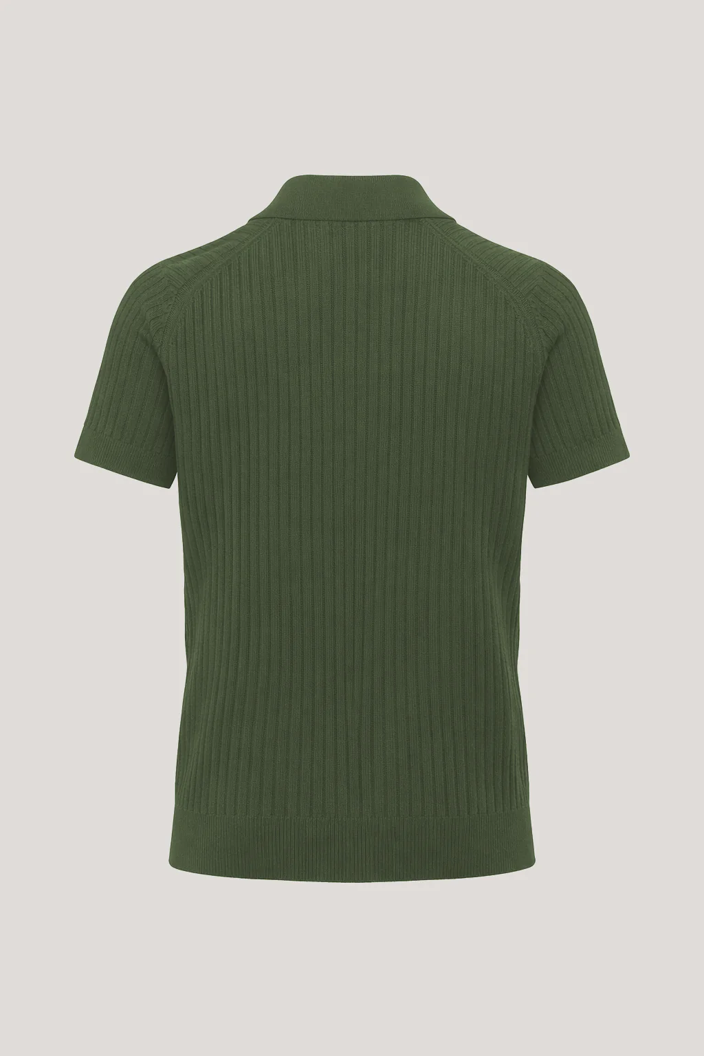 Barbican - V Neck Jacquard - Olive - Image 8