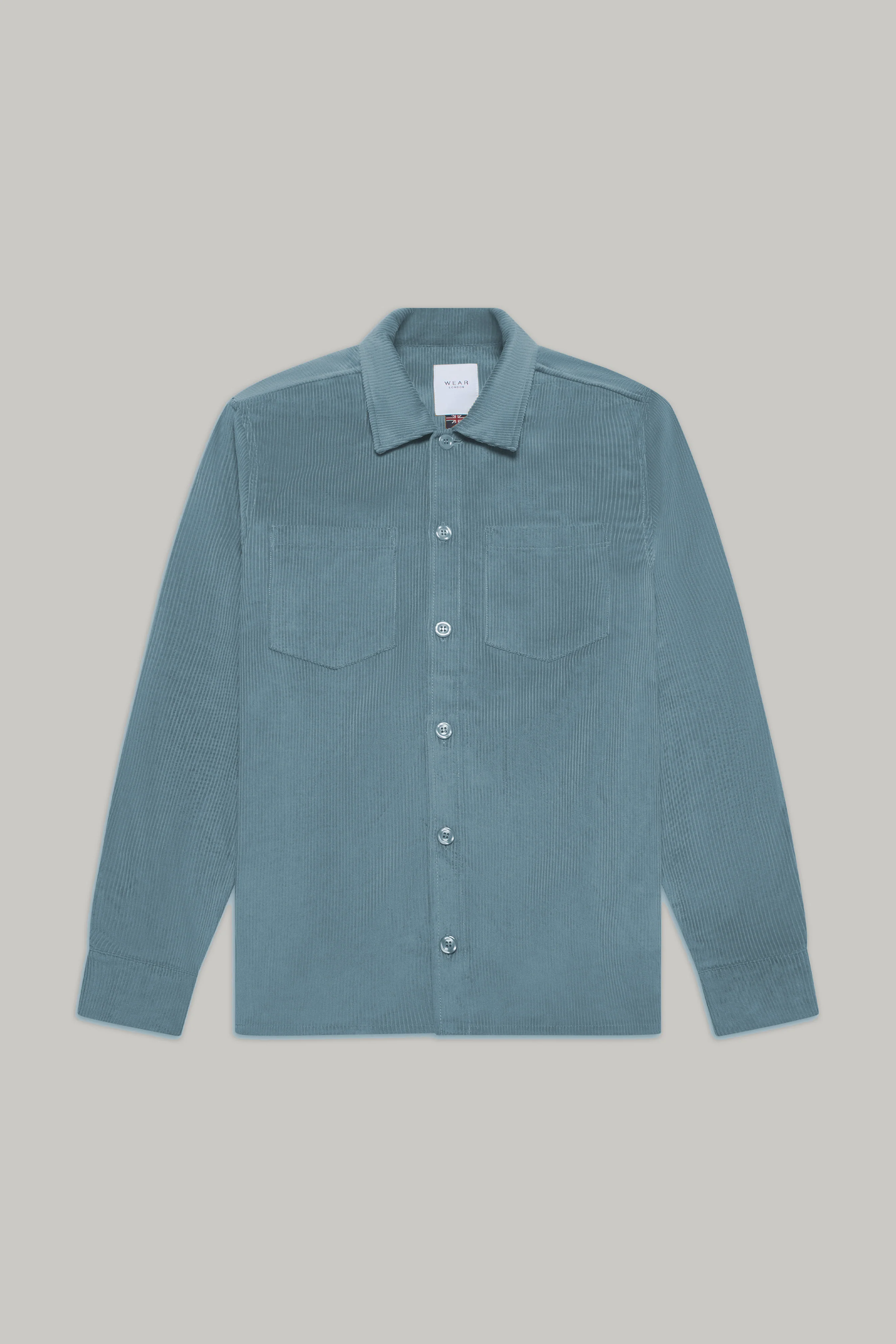 Bart Corduroy Overshirt - Blue - Image 3