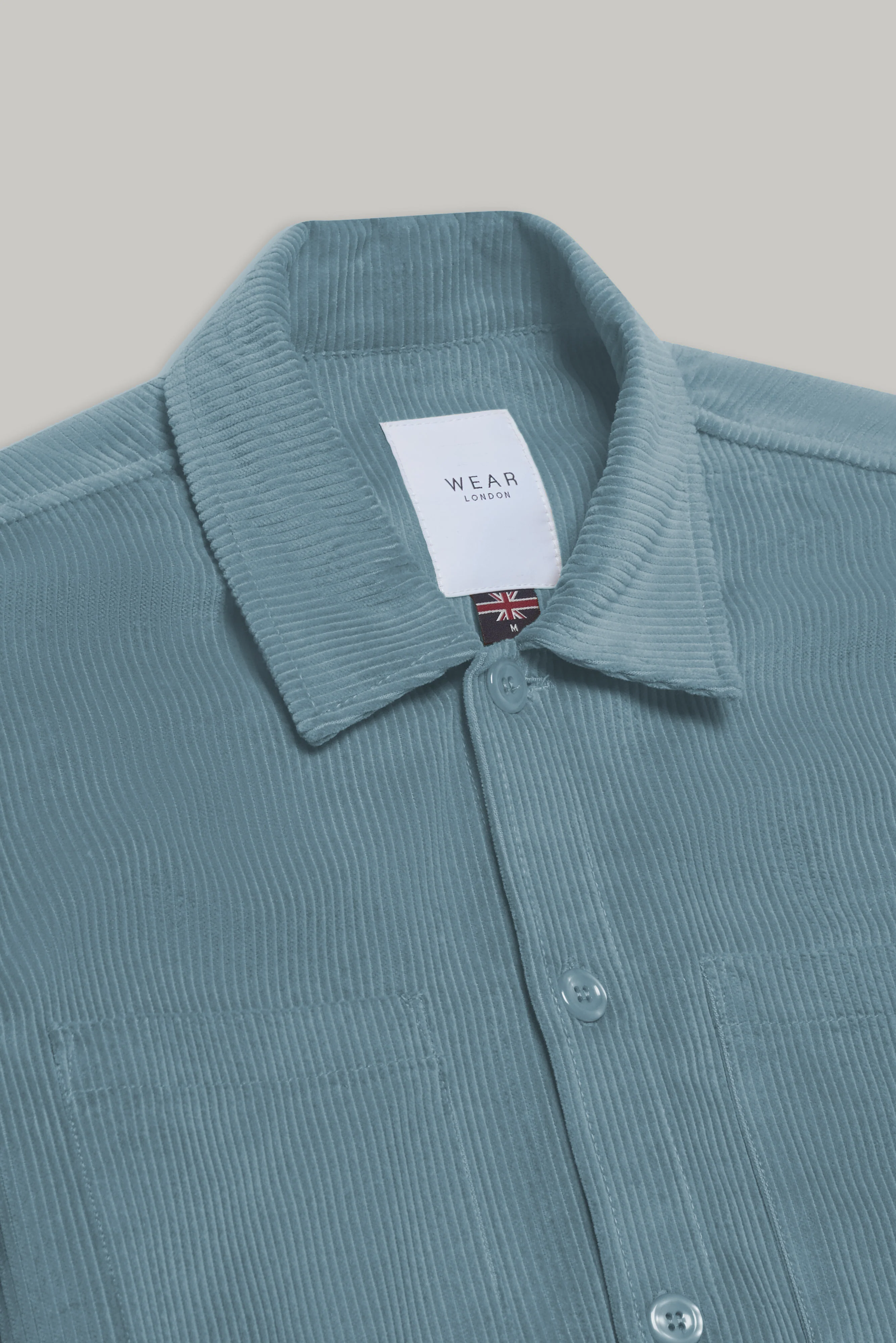 Bart Corduroy Overshirt - Blue - Image 5