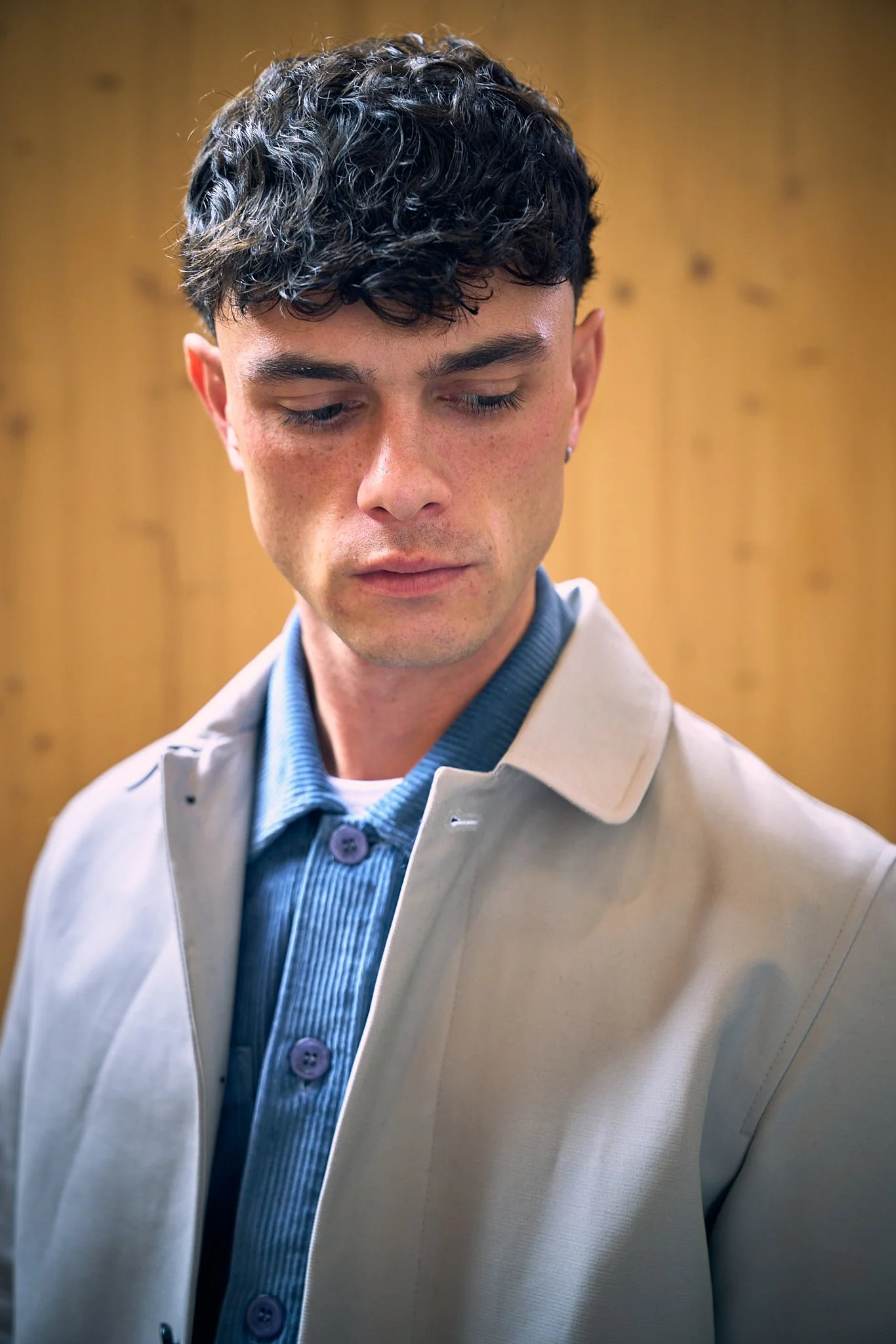 Bart Corduroy Overshirt - Blue - Image 6