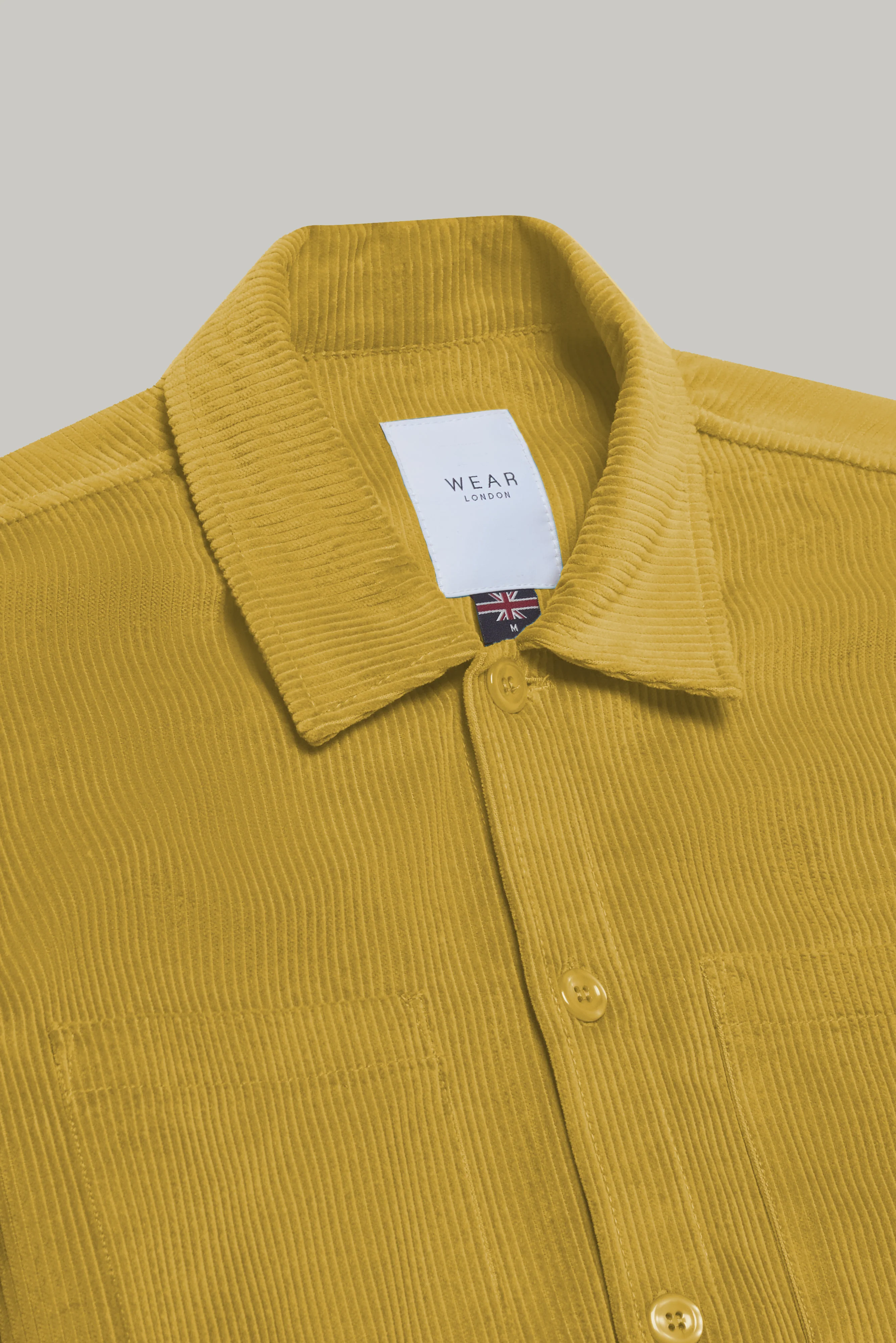 Bart Corduroy Overshirt - Gold - Image 4