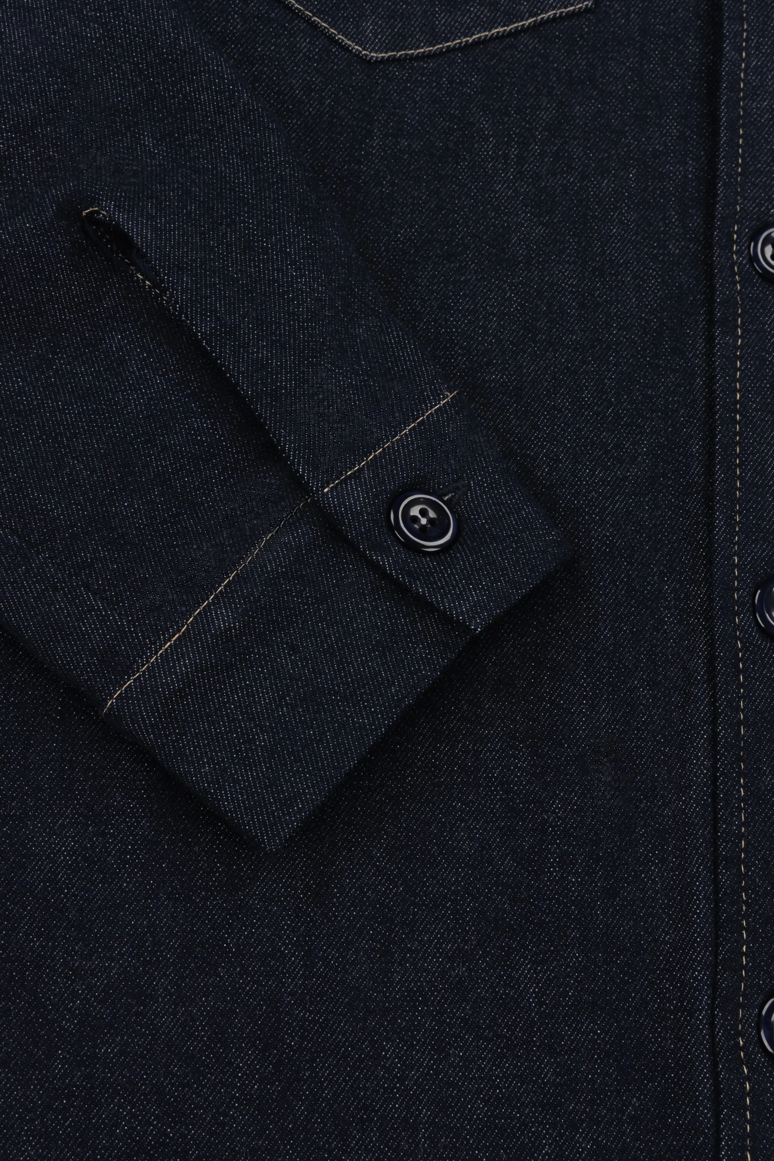 Bart Denim Button Overshirt - EverBlue - Image 6