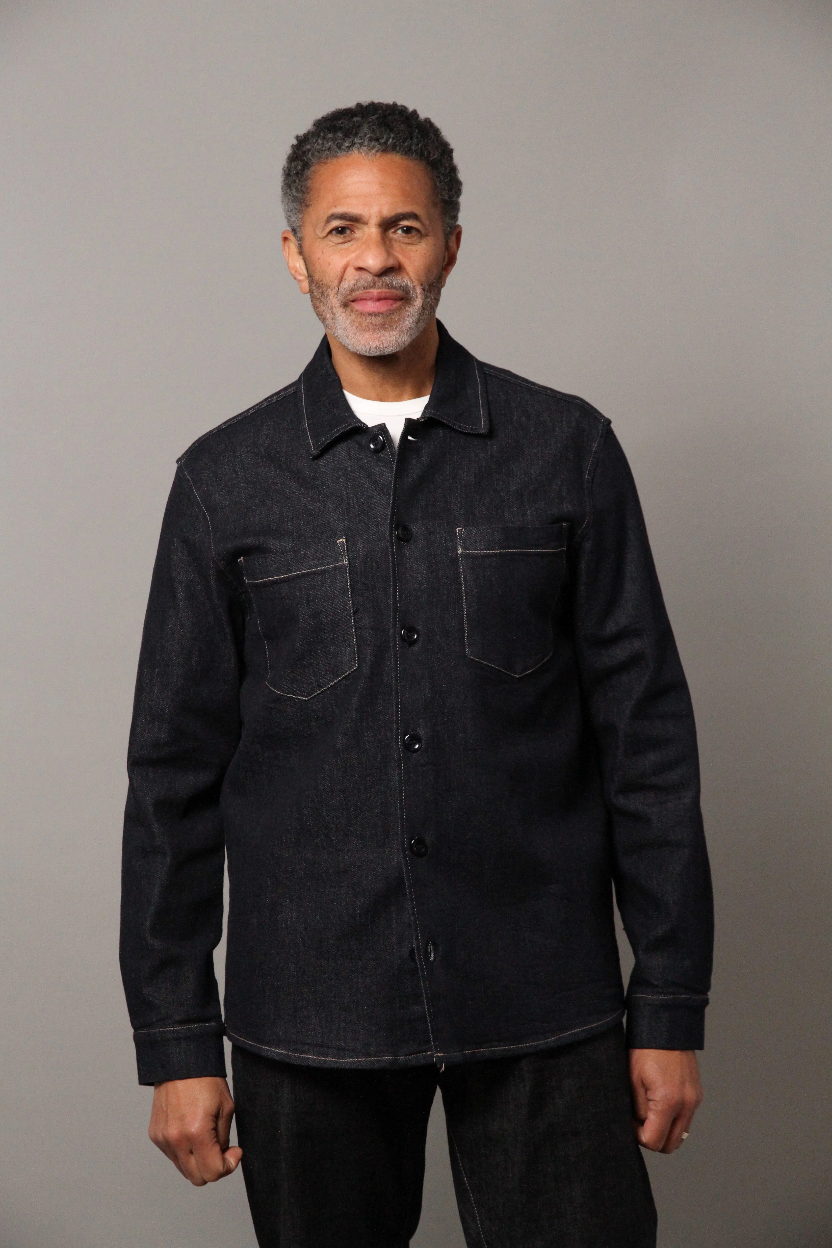 Bart Denim Button Overshirt - EverBlue - Image 7