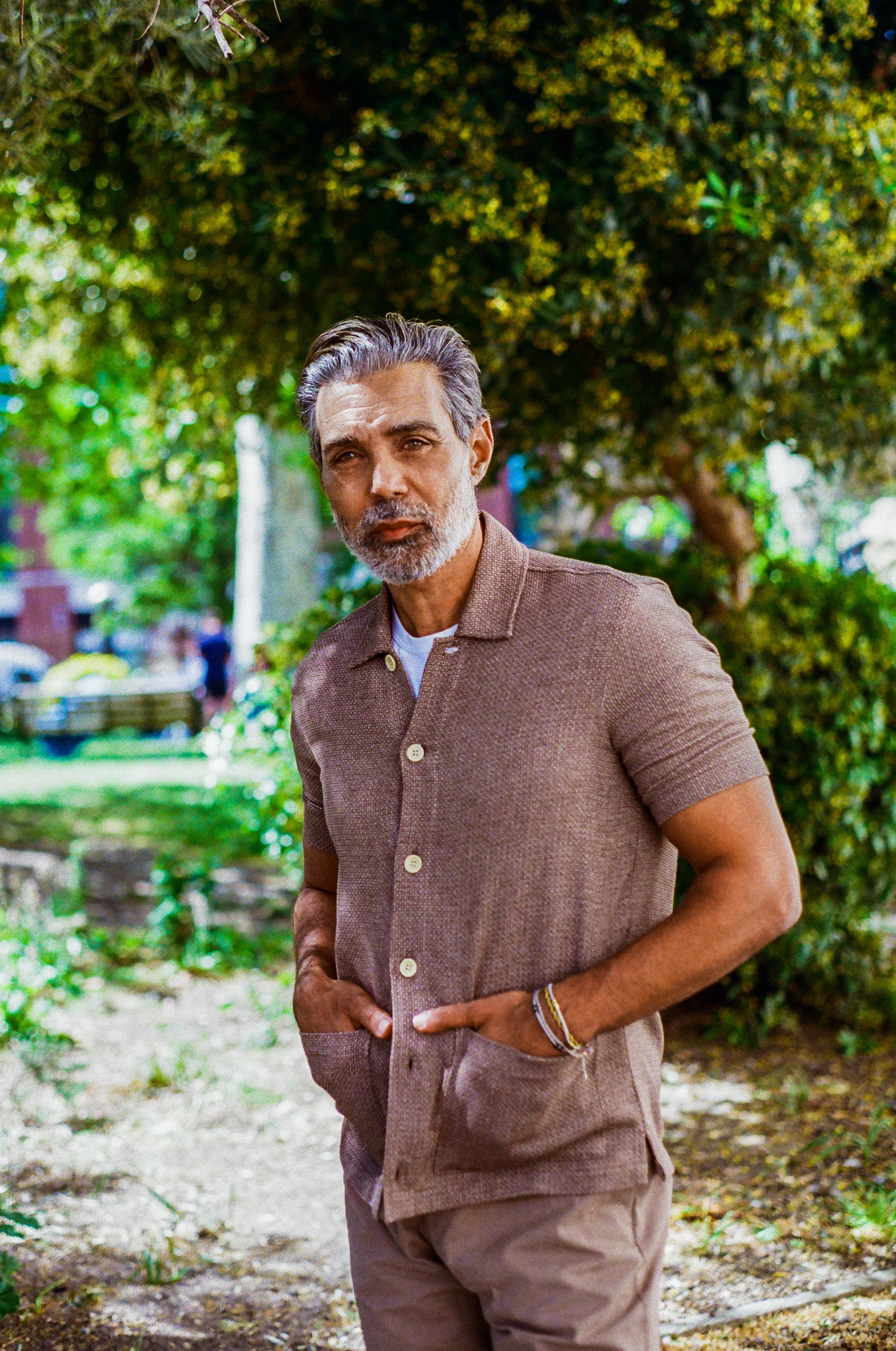Bethnal Short Sleeve Shirt - Tobacco Tirreno - Image 3