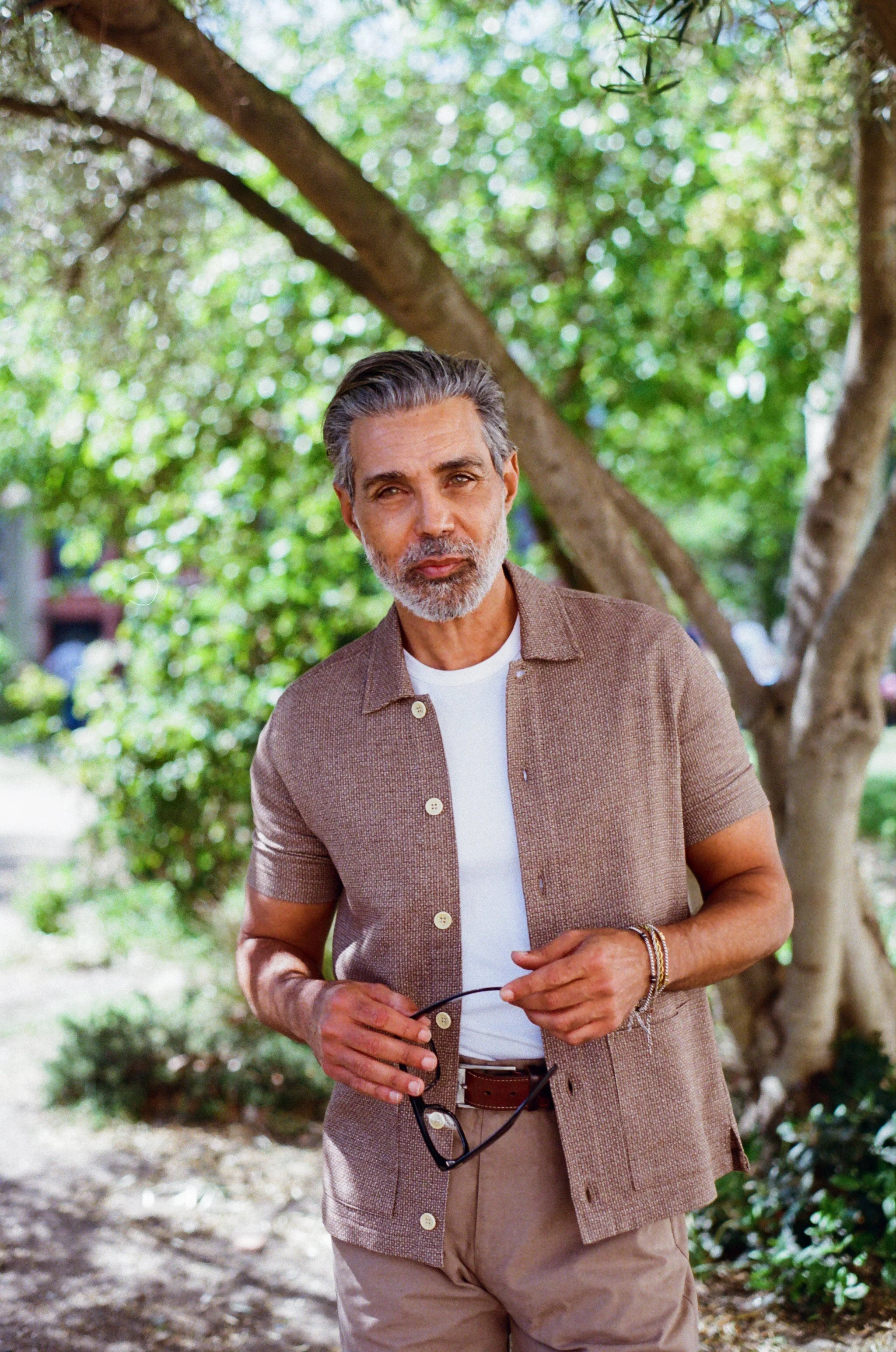 Bethnal Short Sleeve Shirt - Tobacco Tirreno - Image 5