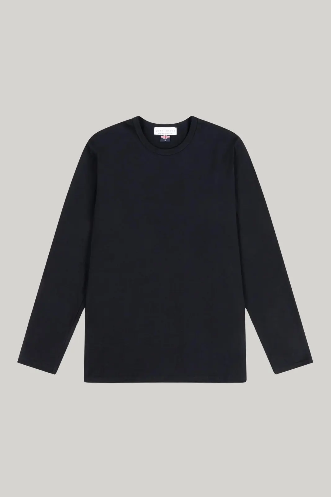 Bevis Long Sleeve Cotton t-shirt -Black - Image 5