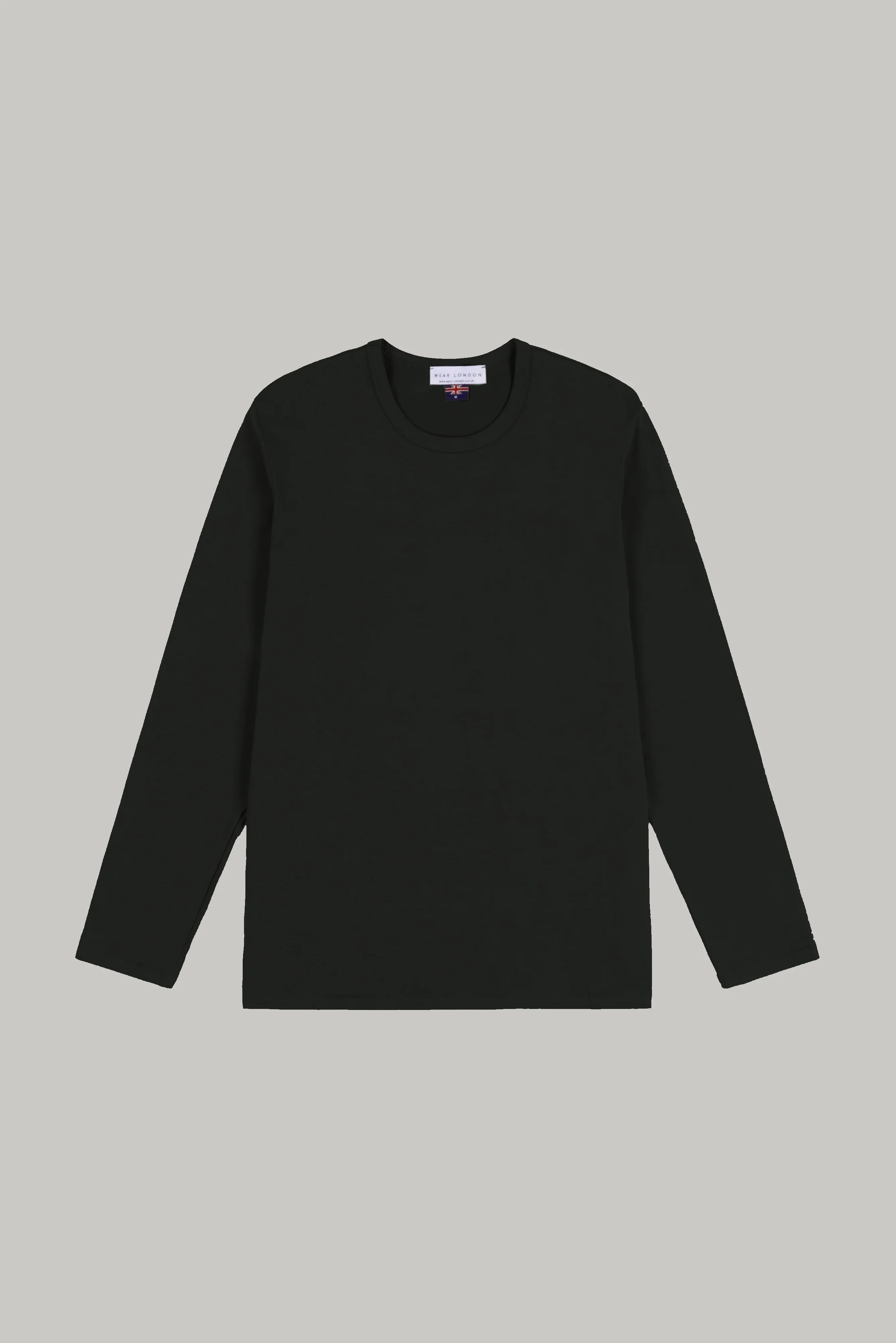Bevis Long Sleeve Cotton T-shirt - Chocolate - Image 5