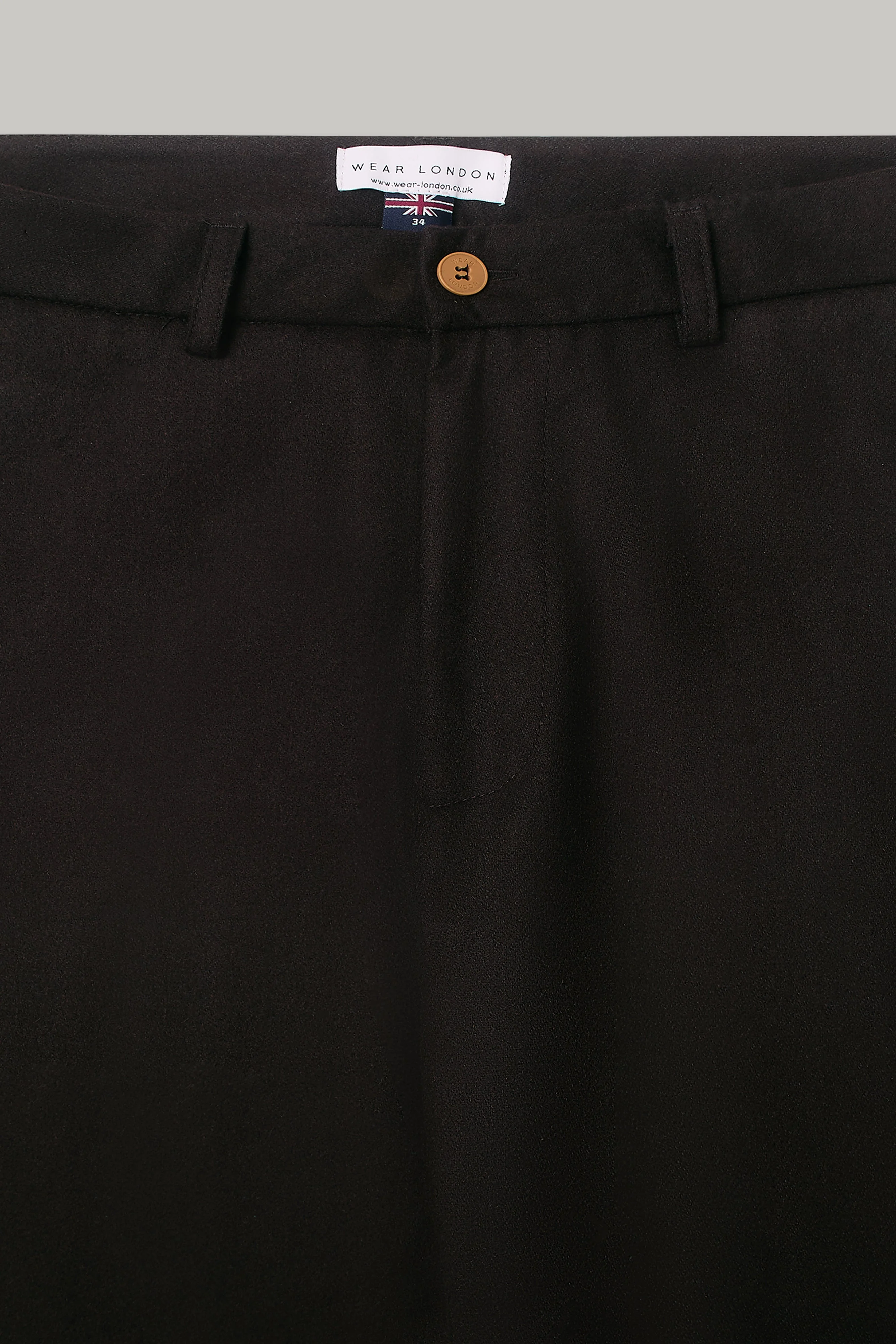 Buxton Trouser - Chocolate Flannel Positano - Image 3
