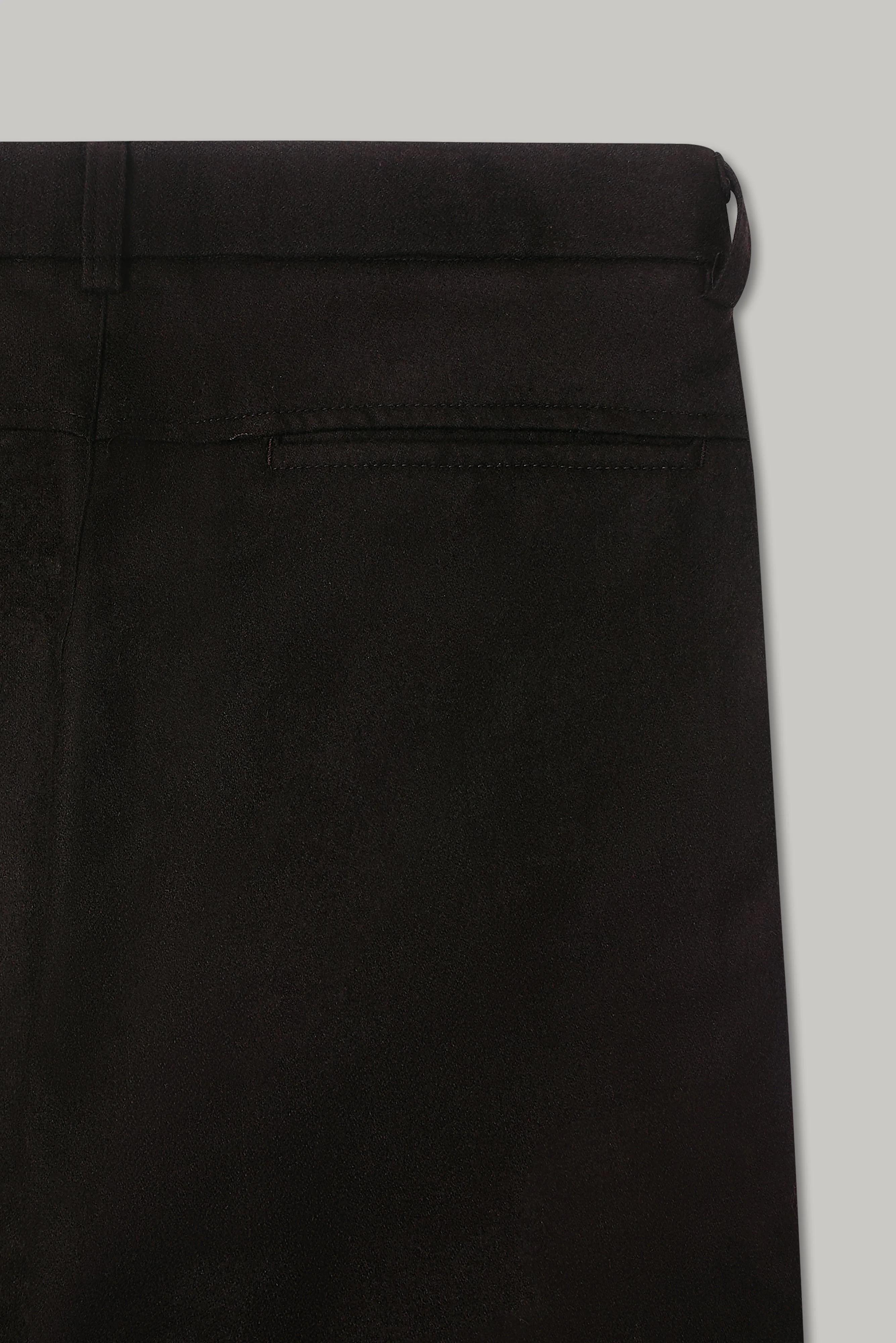 Buxton Trouser - Chocolate Flannel Positano - Image 4