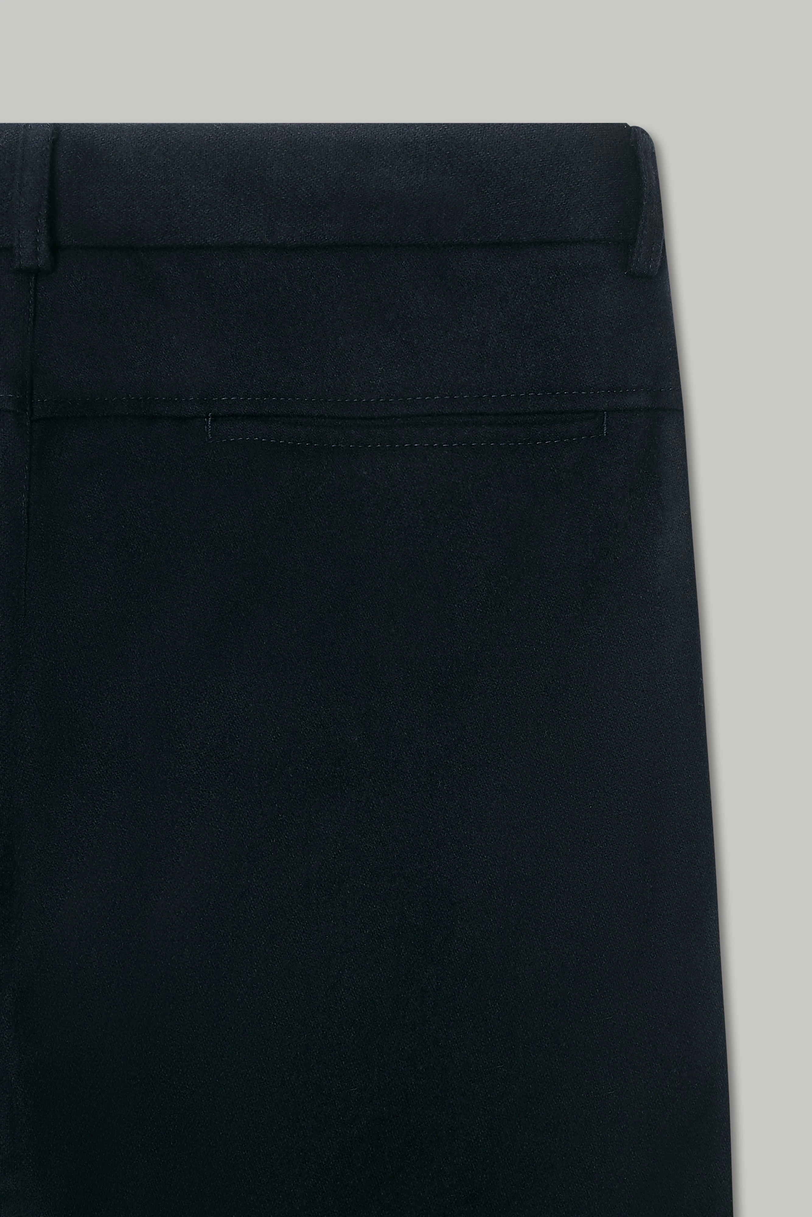 Buxton Trouser - Navy Flannel Positano - Image 4