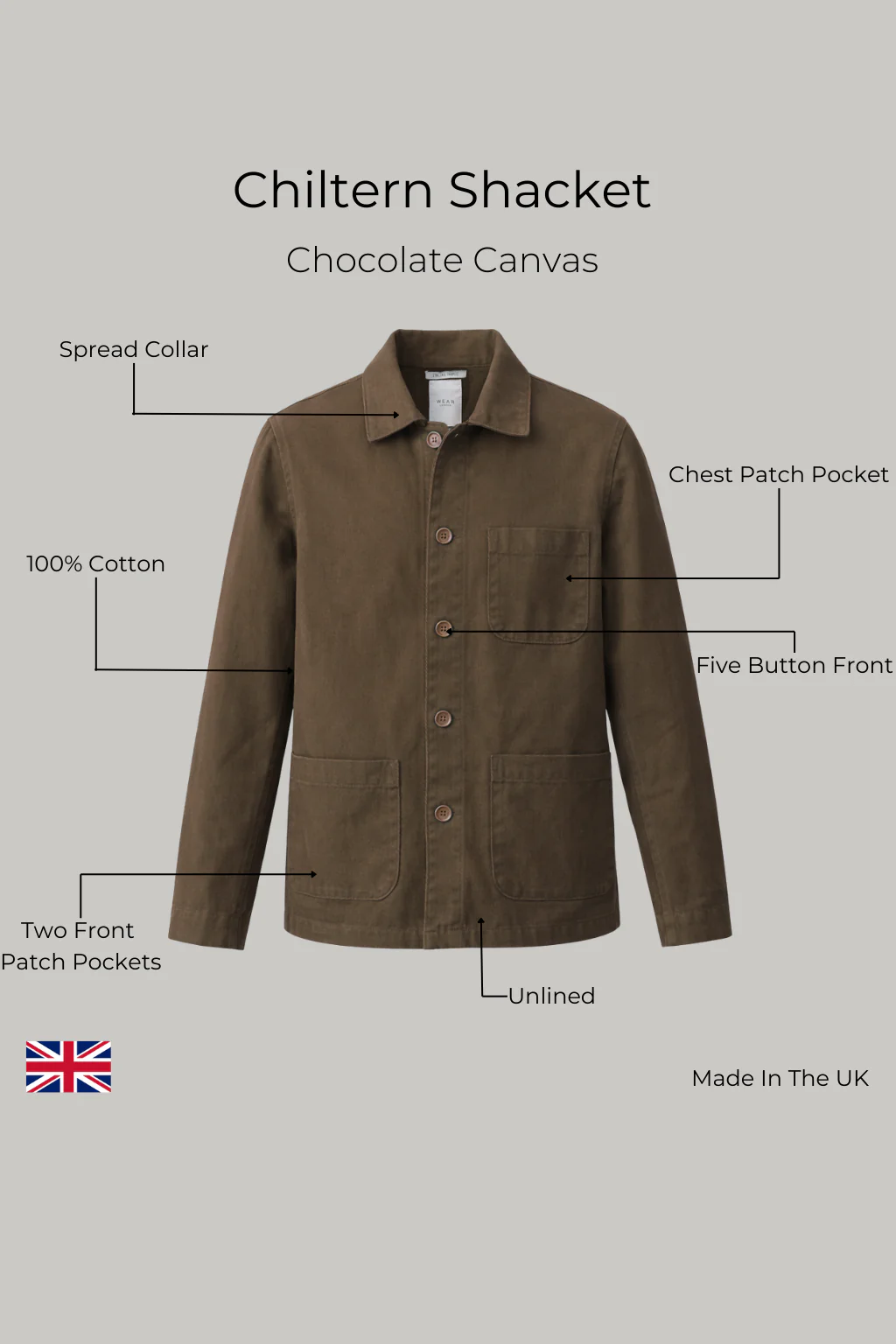 Chiltern Shacket - Chocolate Canvas - Image 5