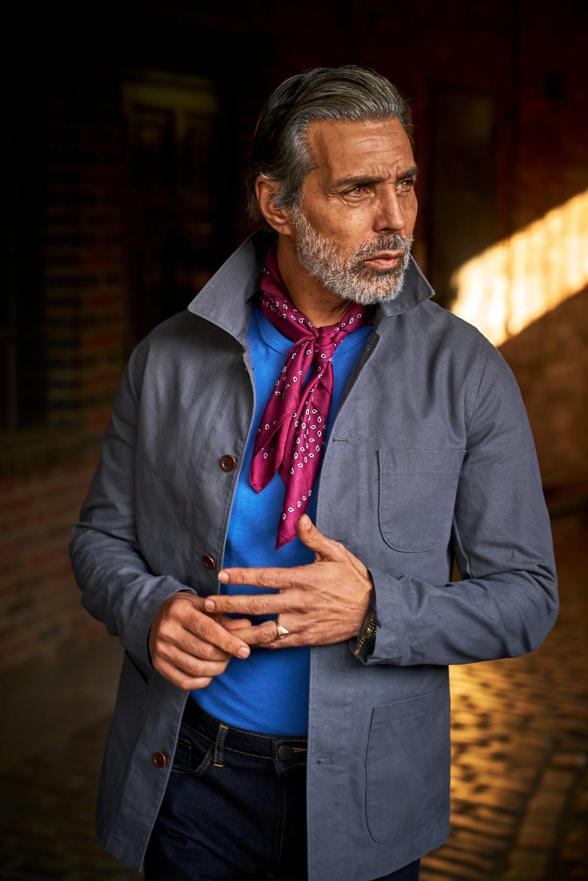 Chiltern Shacket - Grey Canvas - Image 3