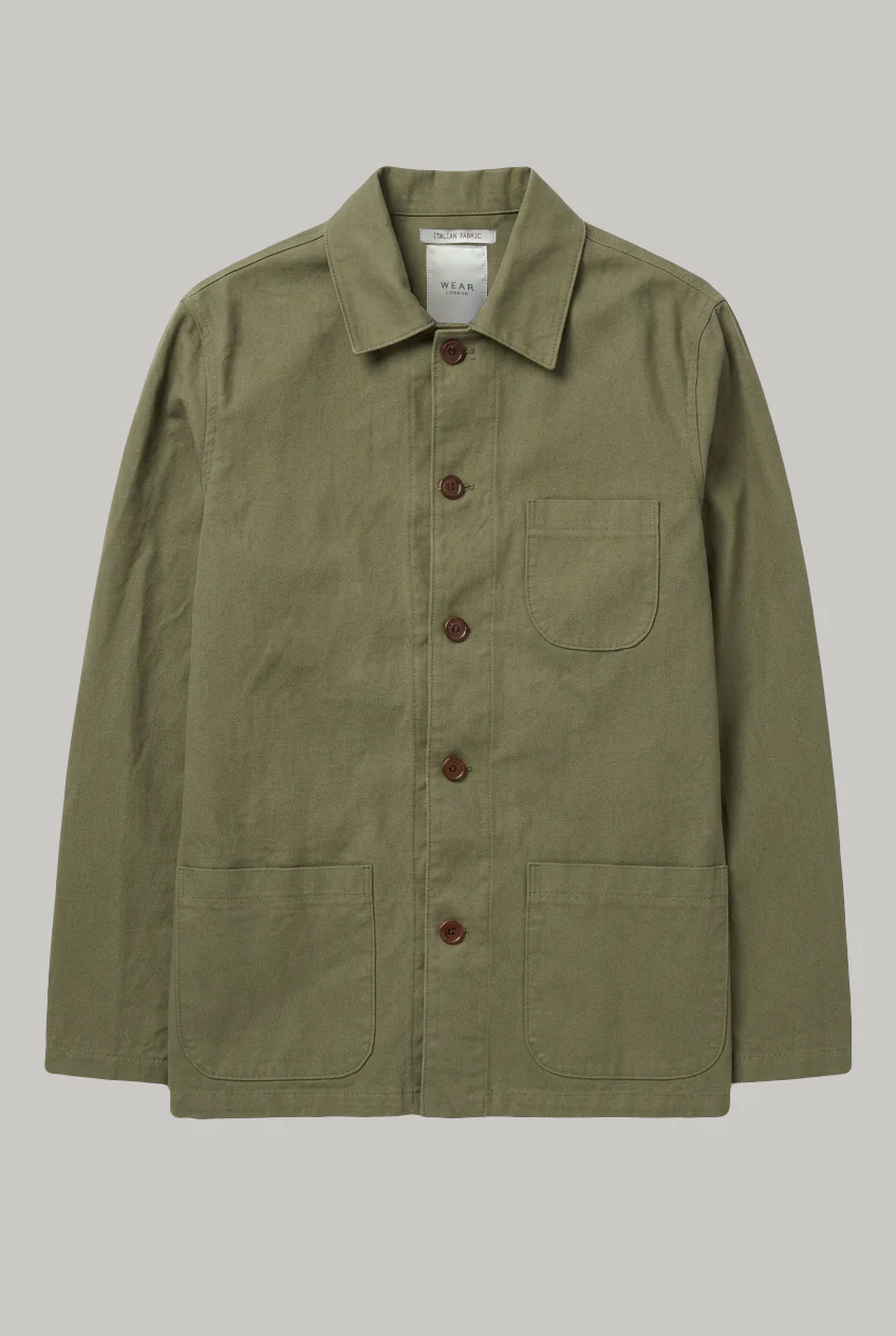 Chiltern Shacket - Olive Canvas - Image 2