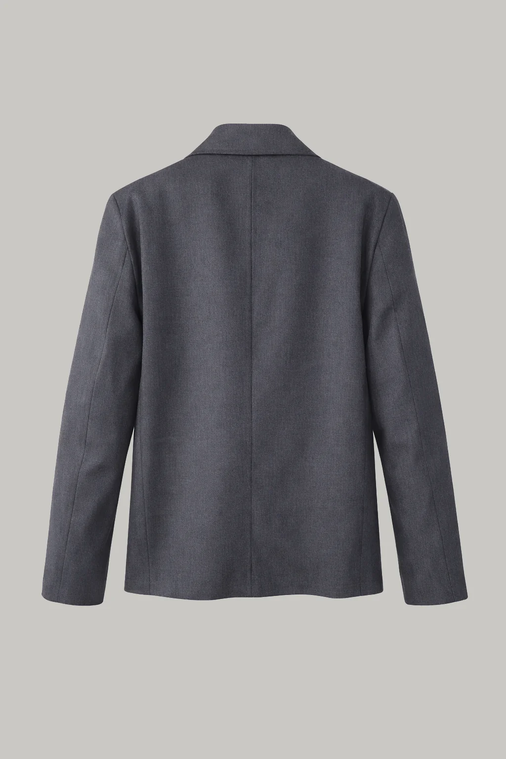Colts Zip Shacket - Charcoal Wool Poly - Image 4