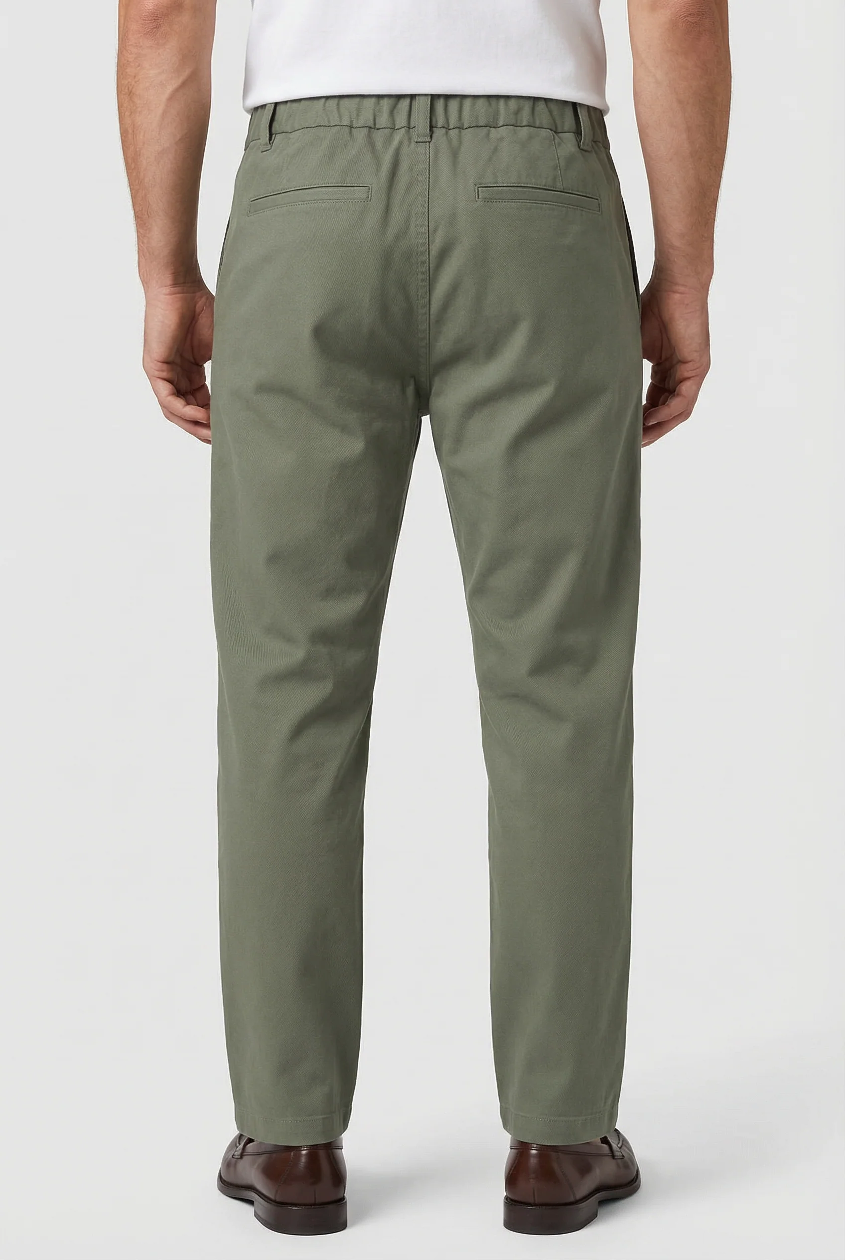 Crispin Chino Comfort Stretch - Mushroom - Image 5