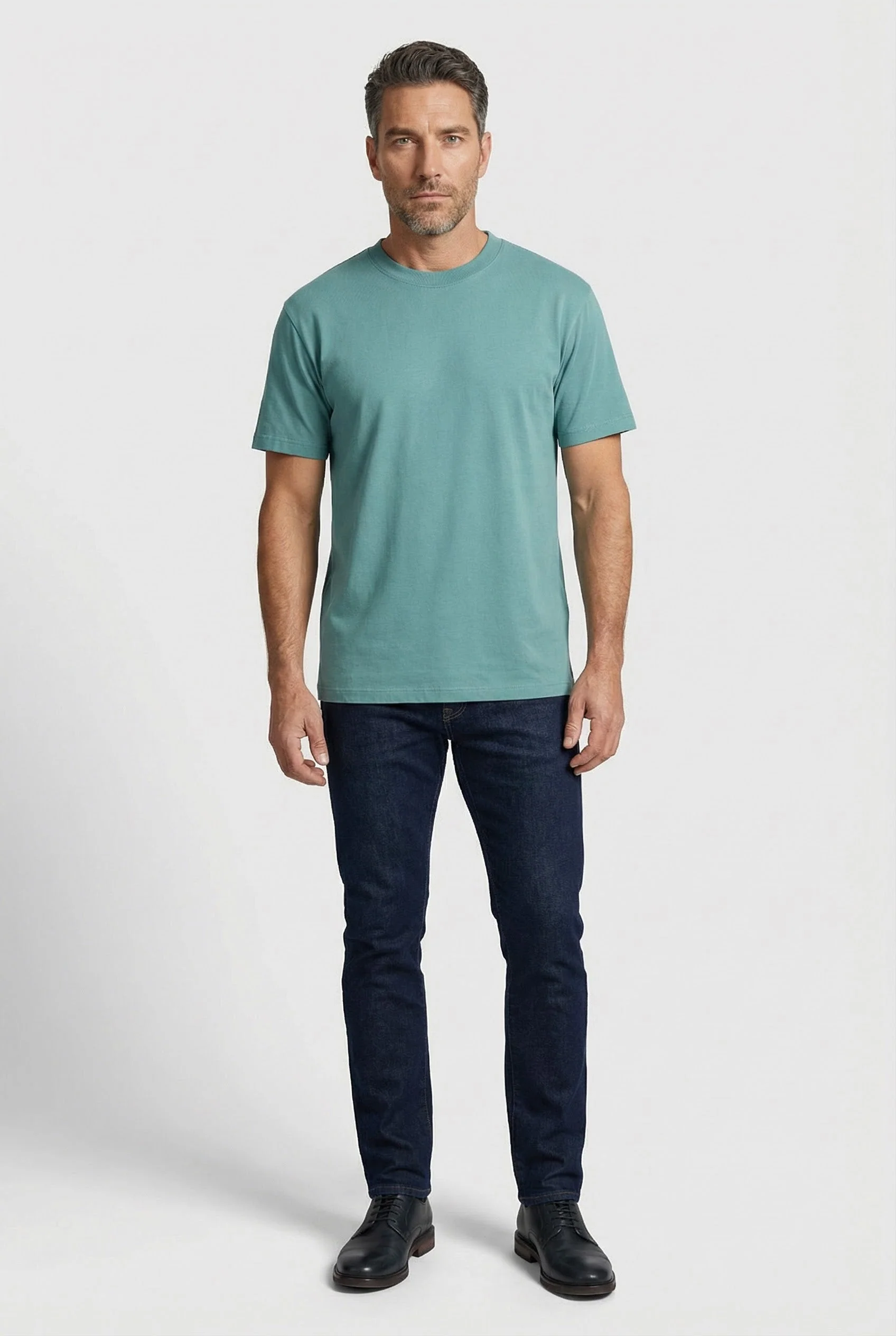 Dalston  Heavyweight Cotton T-Shirt - 3 Pack - Image 4