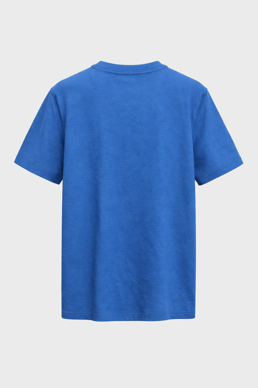 Dalston Heavyweight Cotton T-Shirt - Bright Indigo - Image 6
