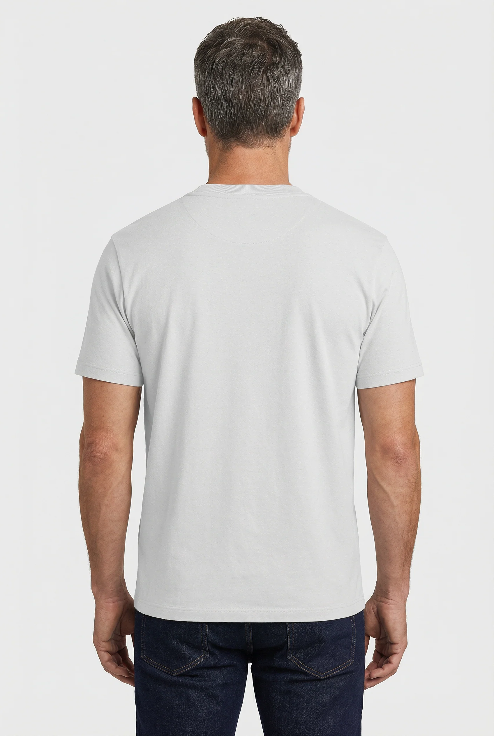 Dalston Heavyweight Cotton T-Shirt - Optic White - Image 5