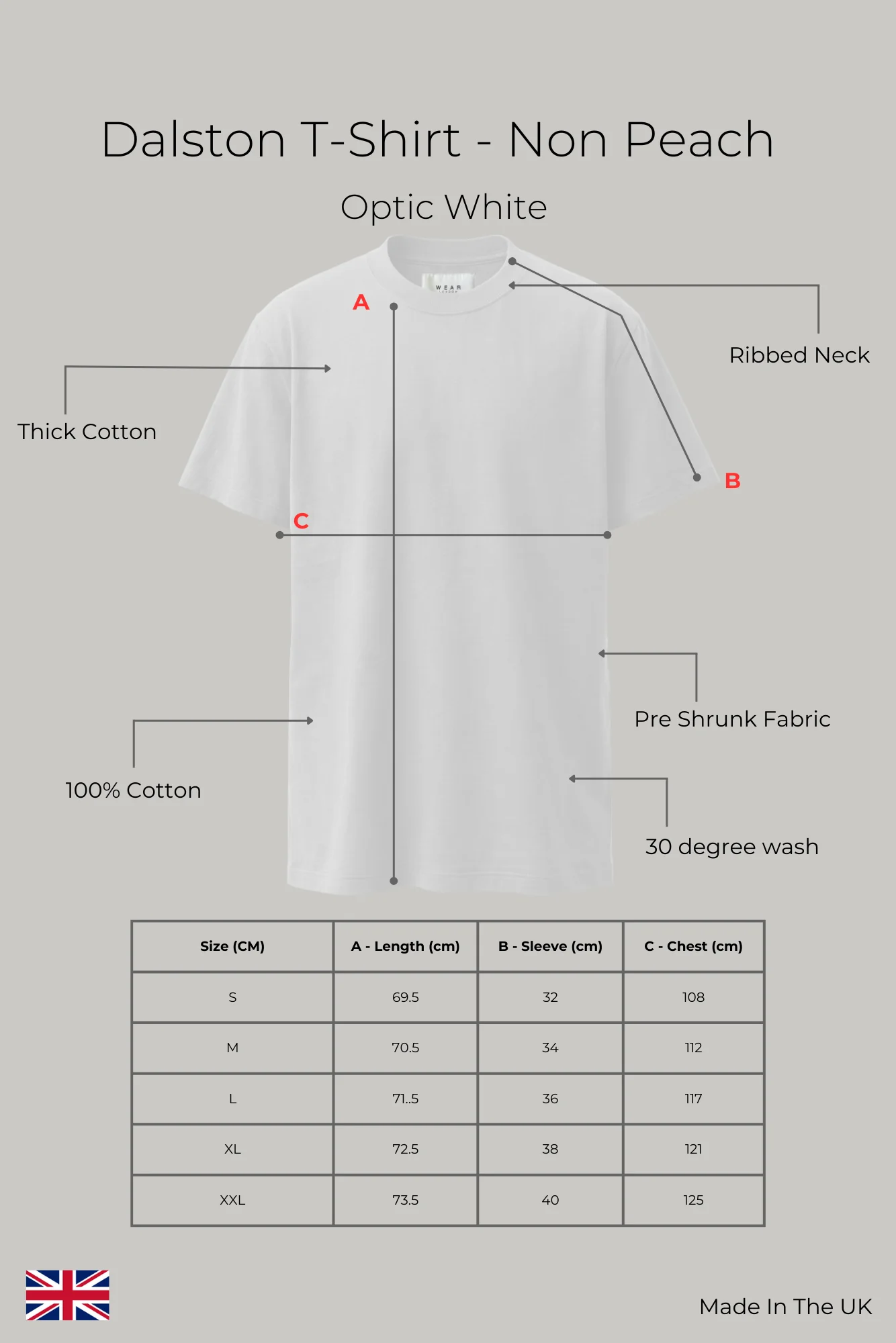 Dalston Heavyweight Cotton T-Shirt - Optic White - Image 7
