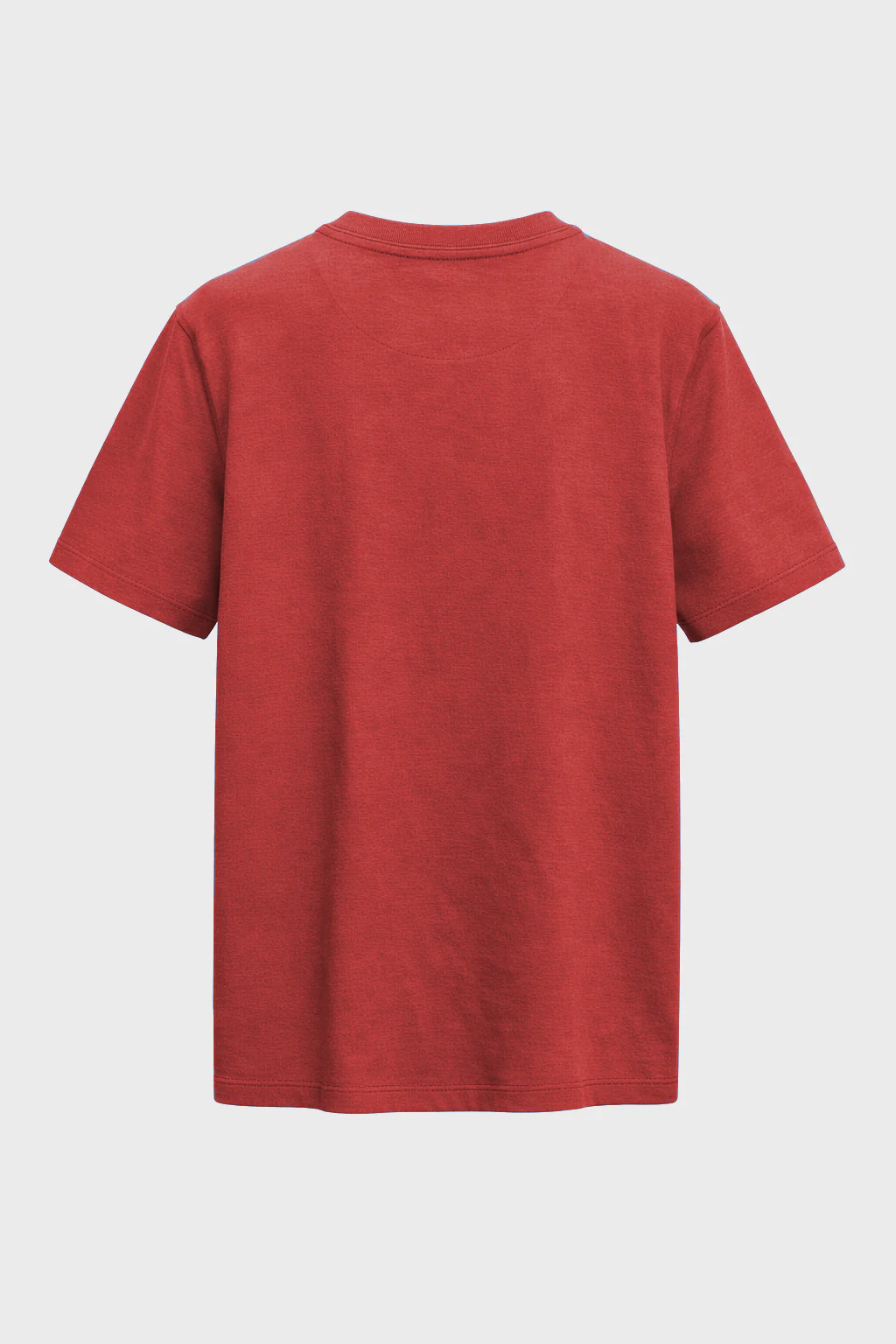 Dalston Heavyweight Cotton T-Shirt - Red - Image 8