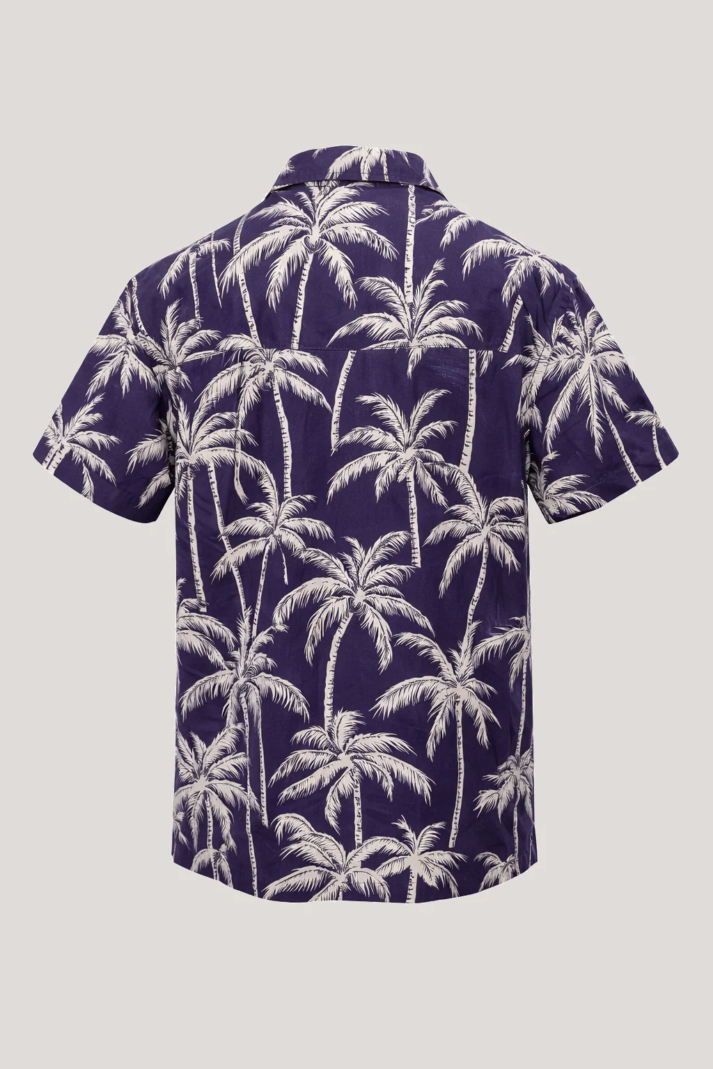 Dano Short Sleeve Shirt - Purple Palm - Image 4