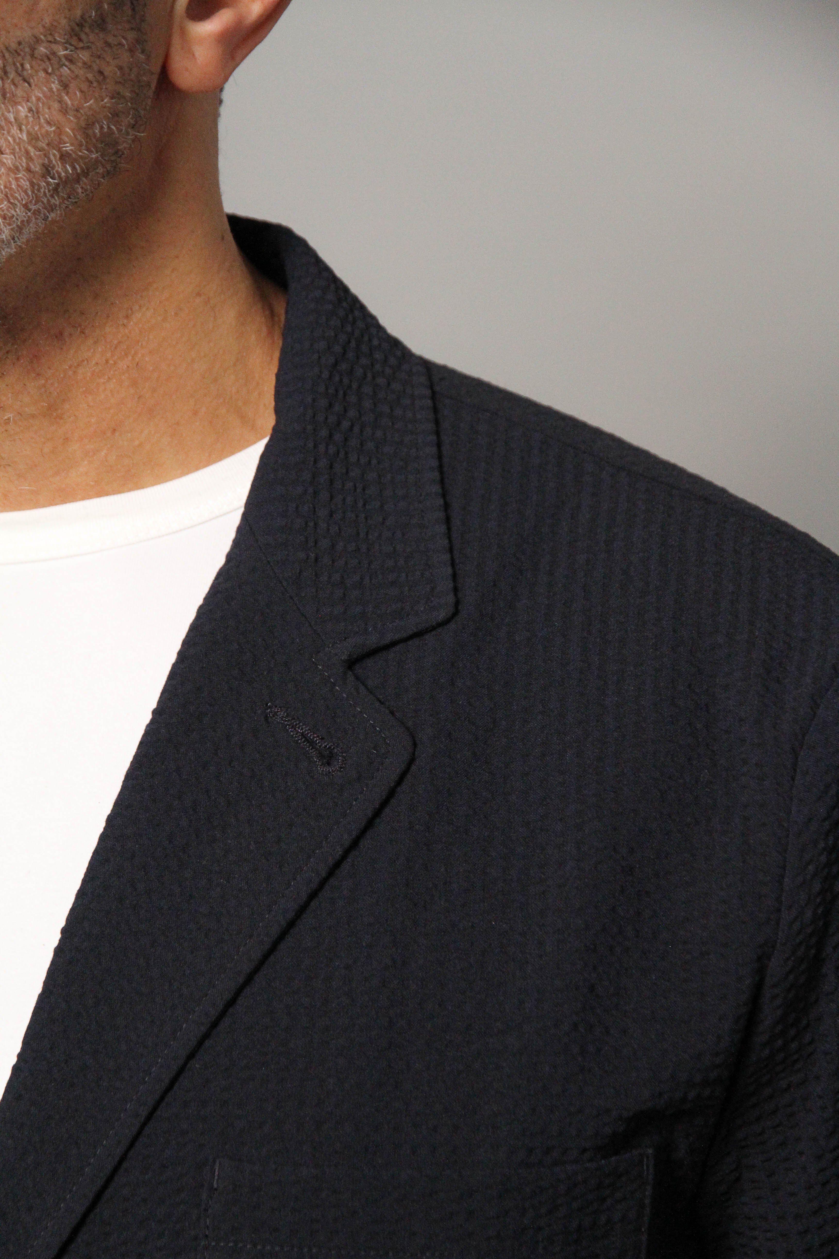 Geno Blazer - Navy Seersucker - Image 5
