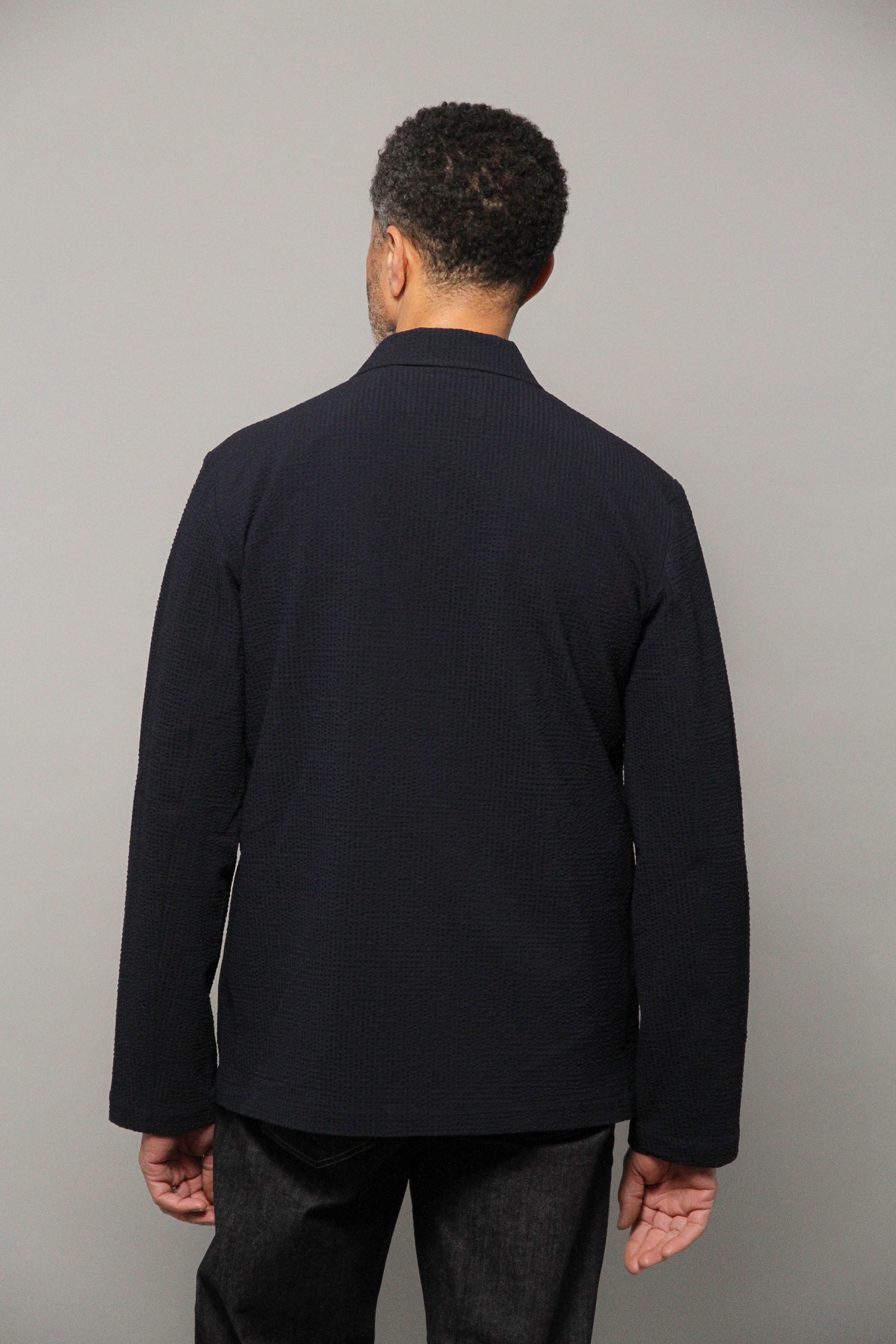 Geno Blazer - Navy Seersucker - Image 7