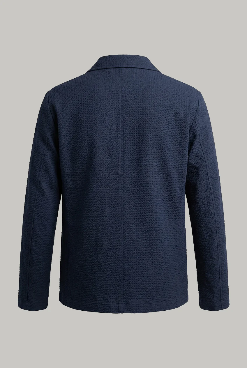 Geno Blazer - Navy Seersucker - Image 8
