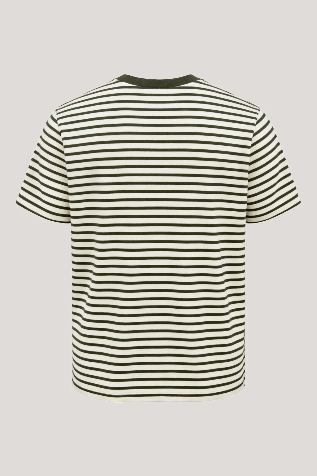 Gerard - Stripe T-Shirt - Off White Khaki - Image 6