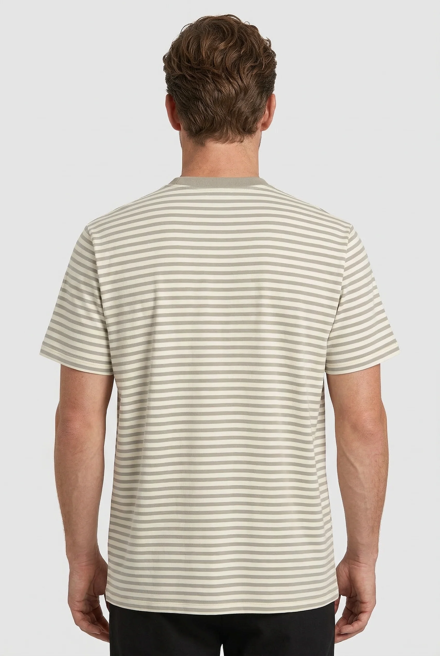 Gerard - Stripe T-Shirt - Off White Stone - Image 5