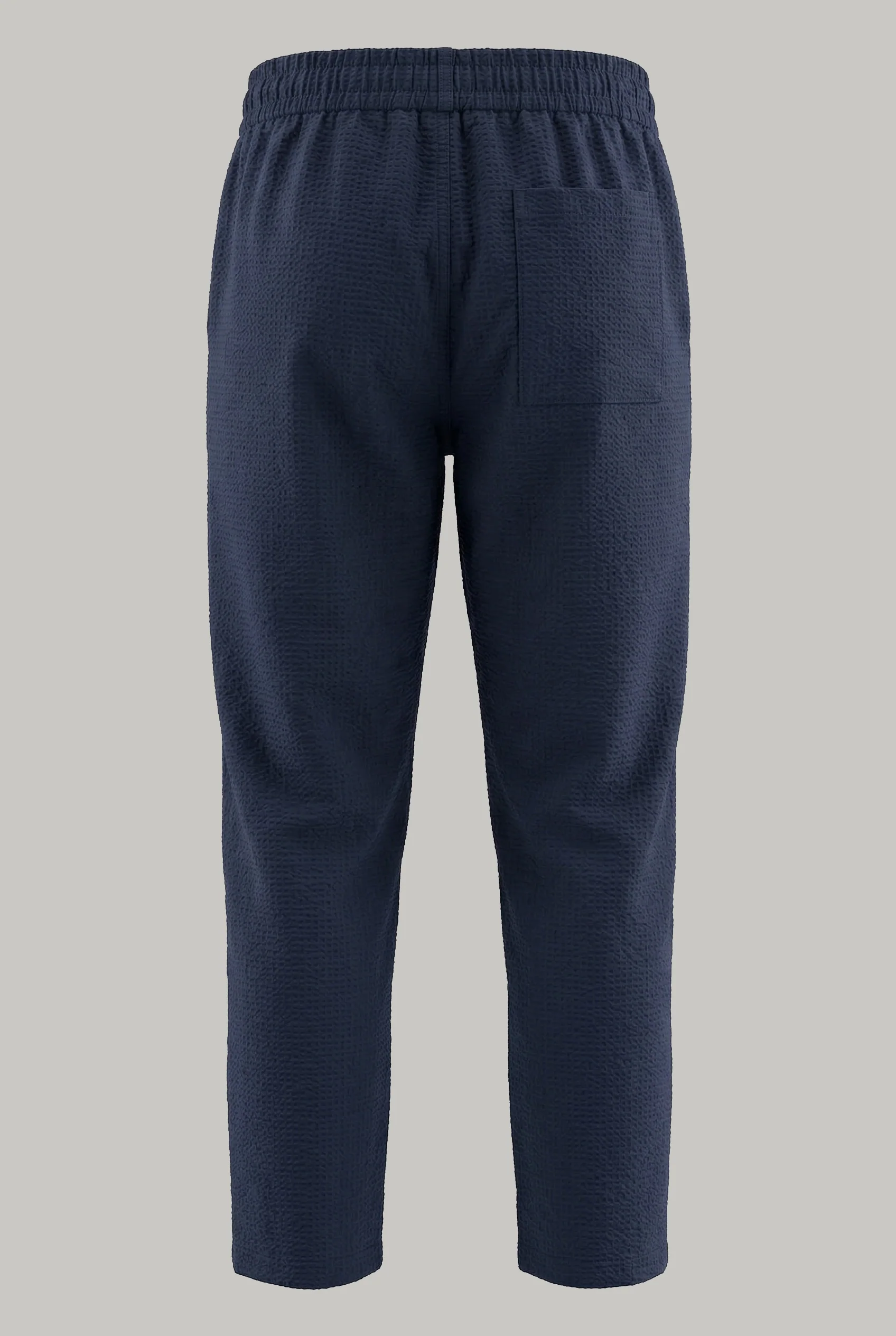 Hansen Trouser - Navy Seersucker - Image 3