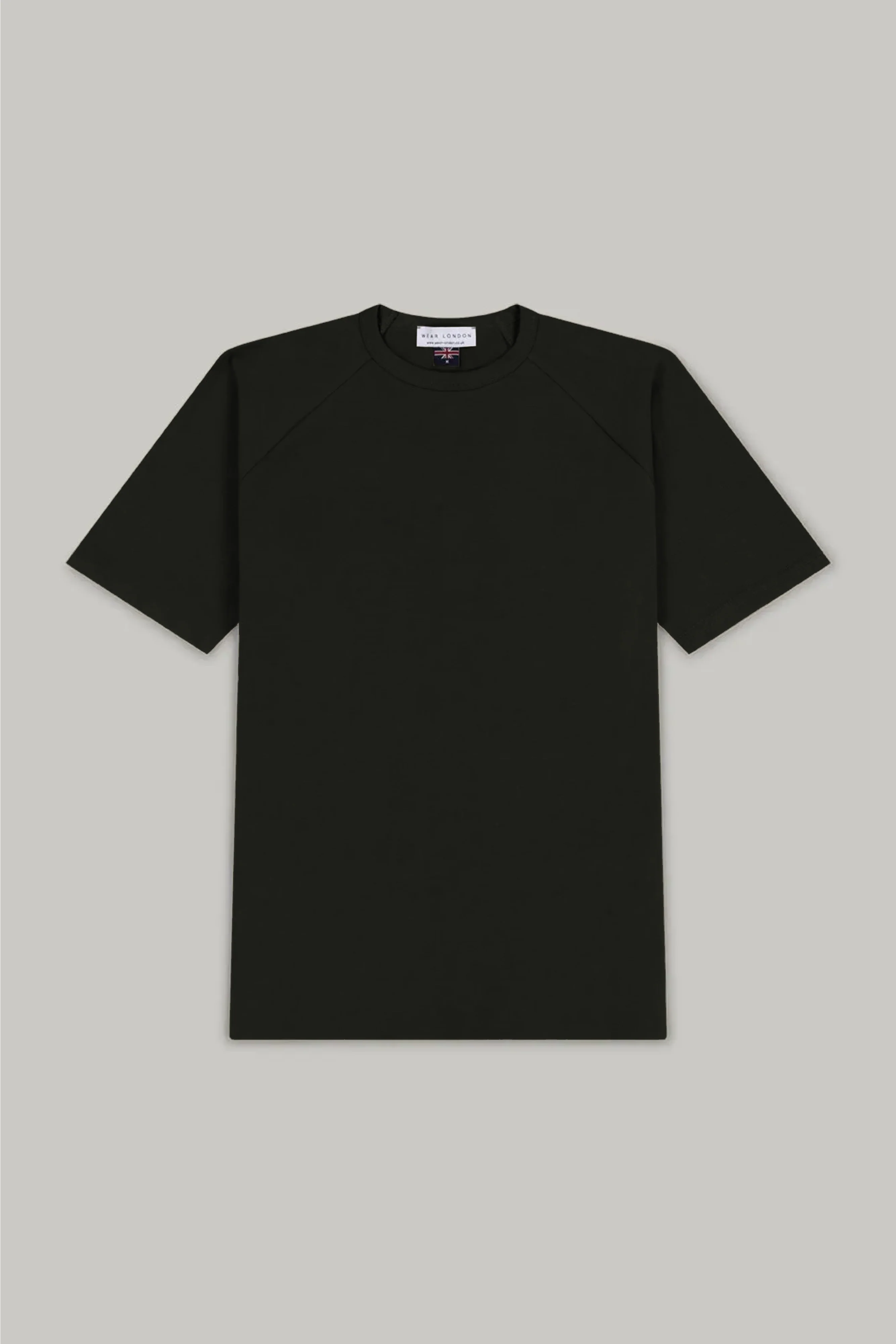 Hoxton Raglan Sleeve Fitted T-shirt - Chocolate - Image 3