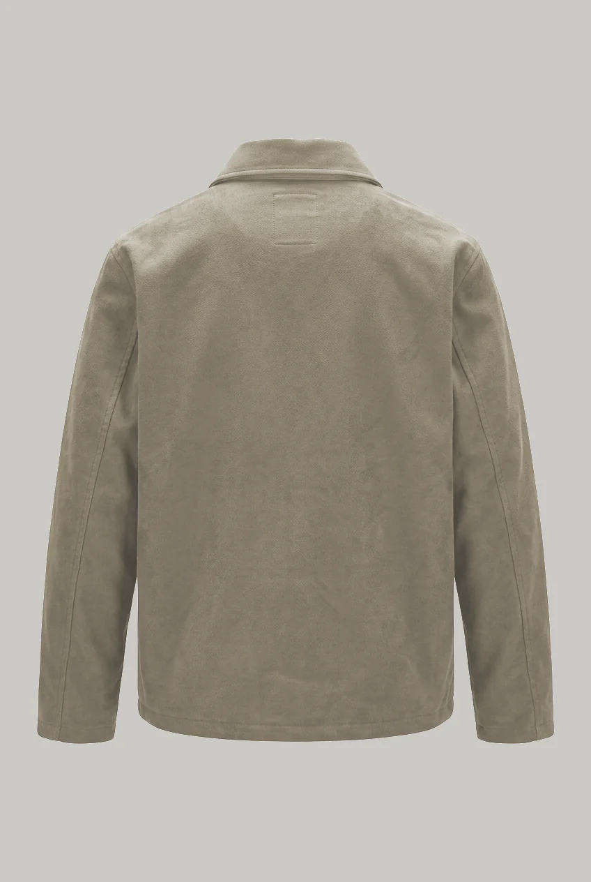 Lauchlan Shacket - Mushroom Moleskin - Image 4