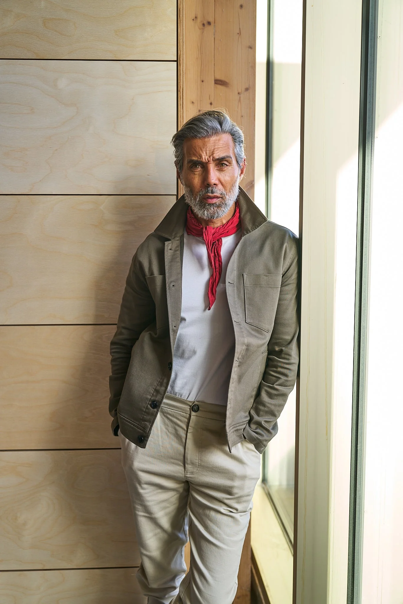 Newington Zip Pockets Joggers - Putty - Image 5