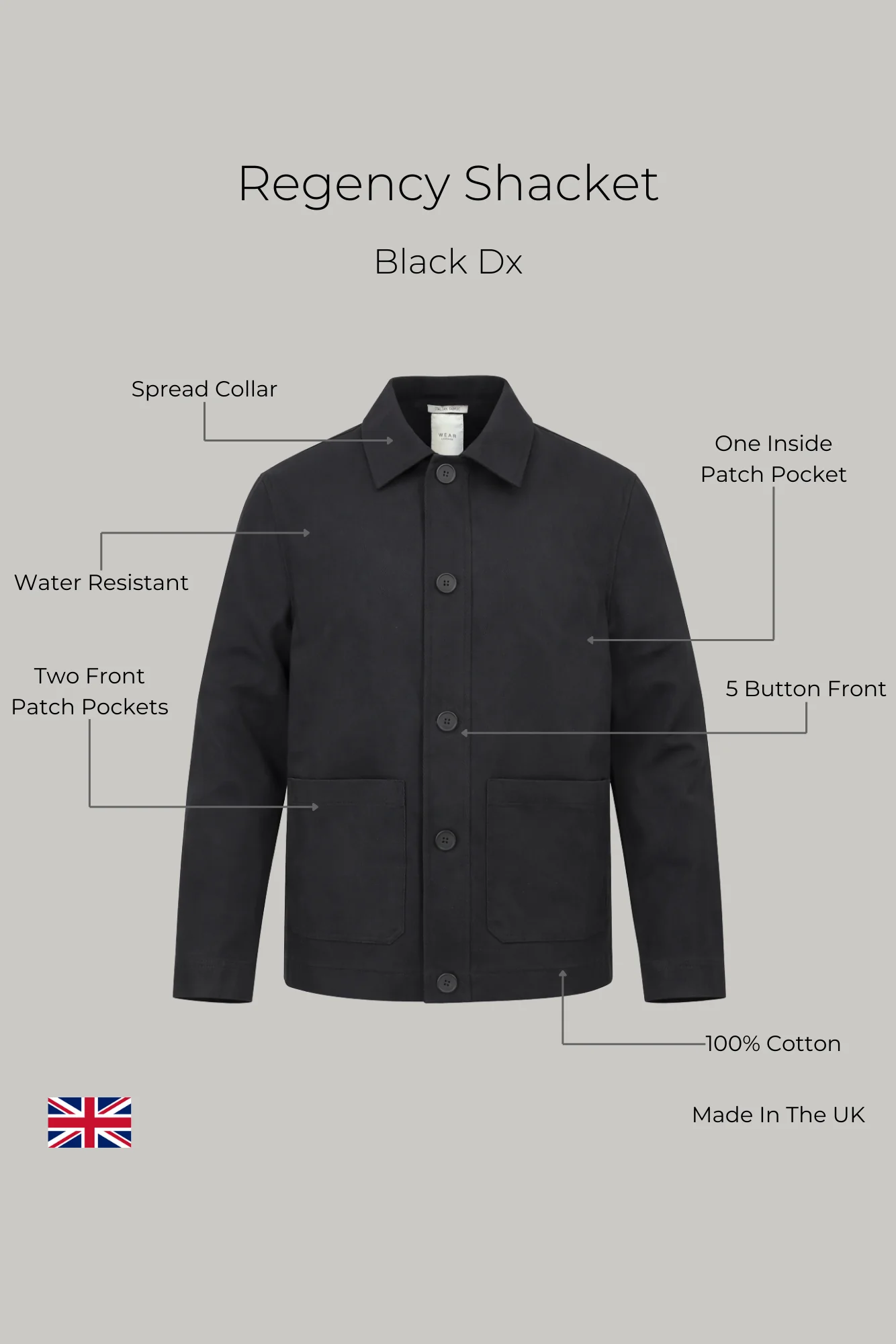Regency Shacket - Black Dx - Image 3