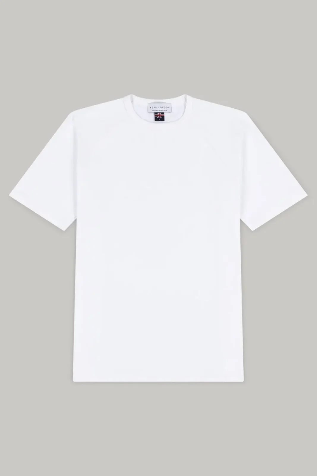 Hoxton Raglan Sleeve Fitted T-shirt - White - Image 5