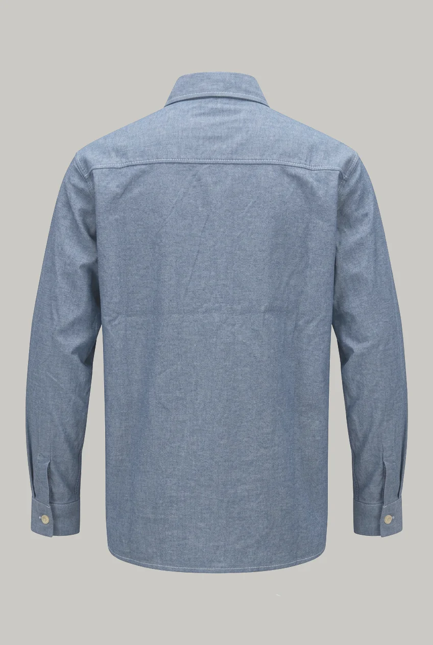 Simpson Shirt - Plain Chambray Denim - Image 4