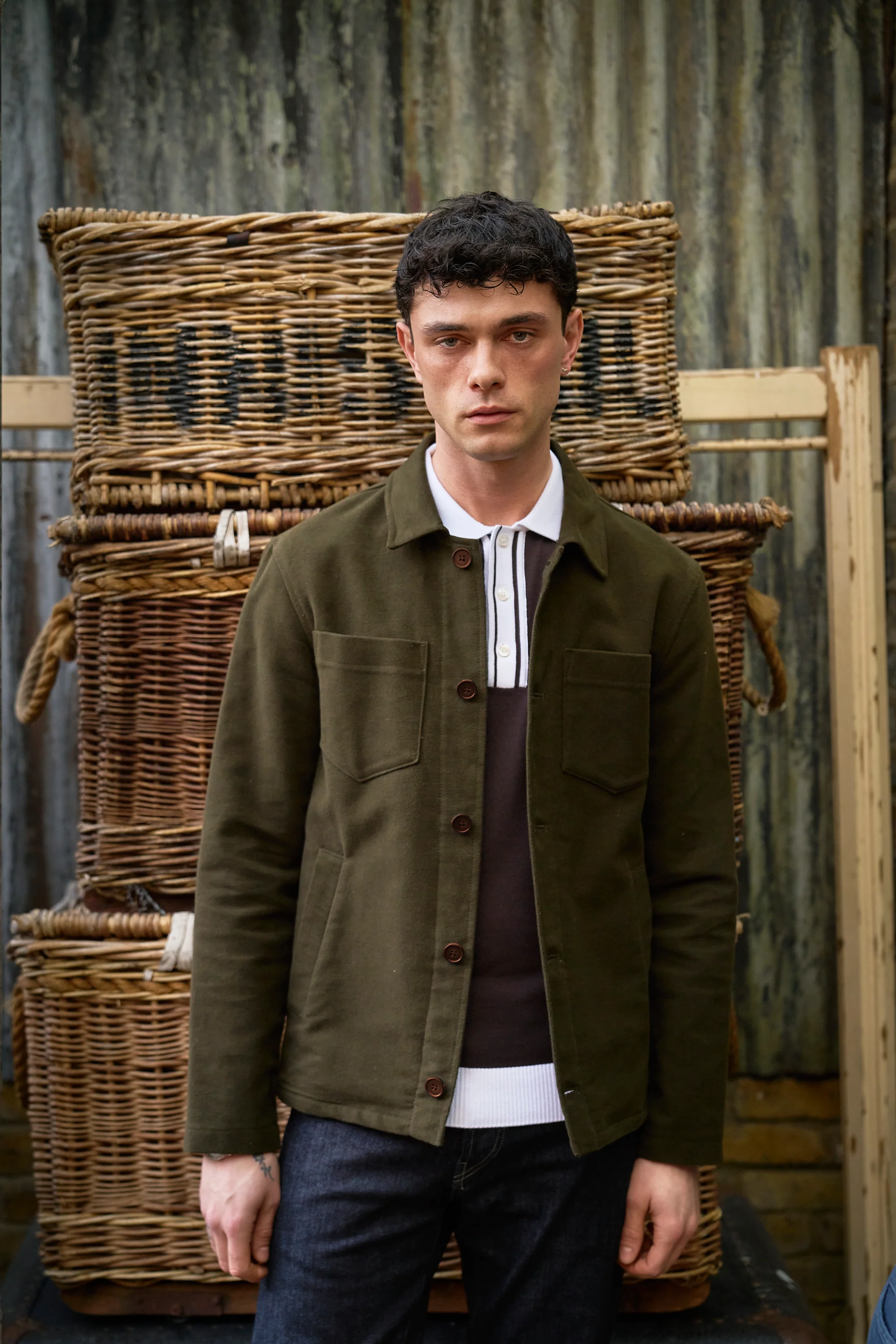 Southend Shacket Unlined - Khaki Moleskin