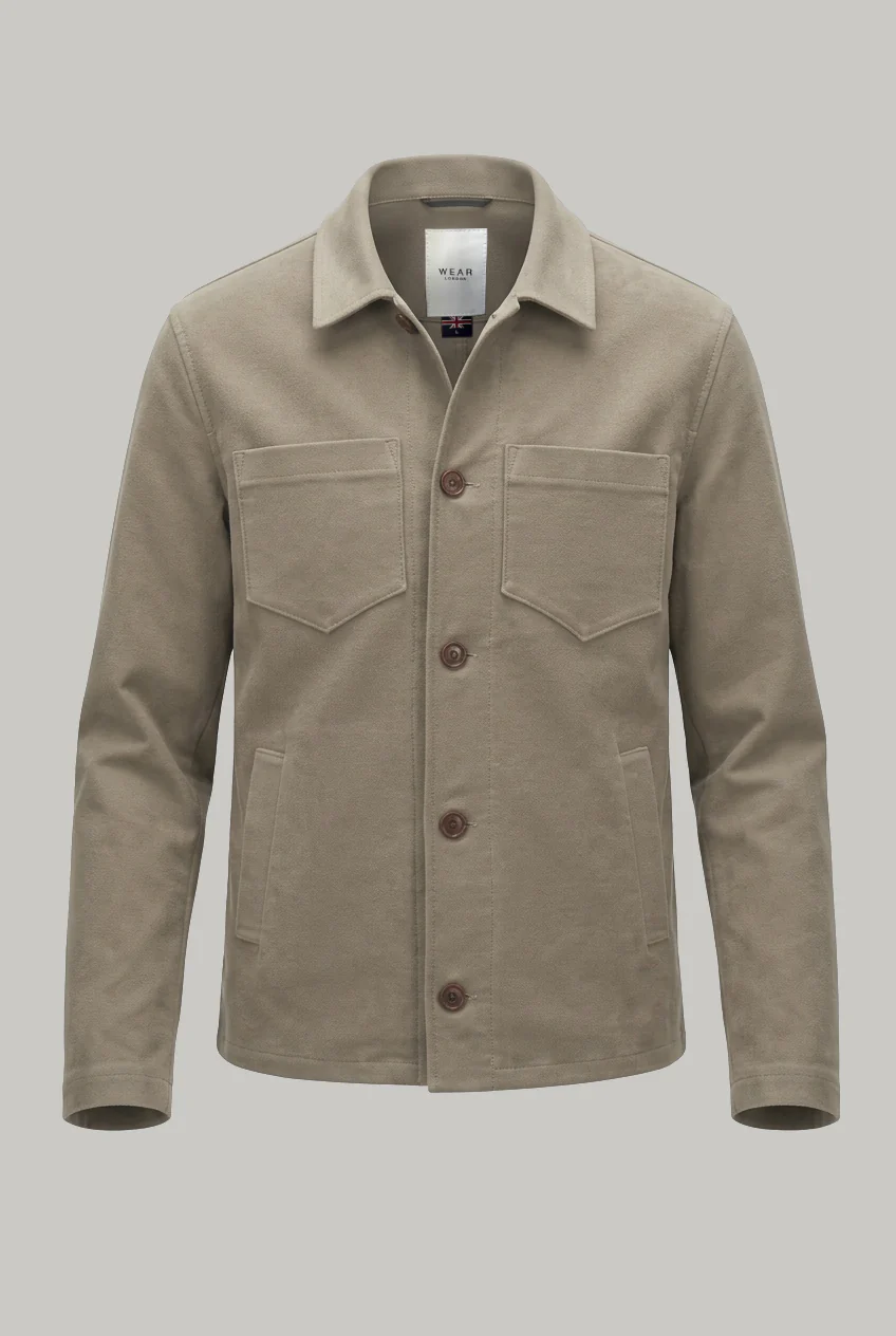Southend Shacket Unlined - Mushroom Moleskin