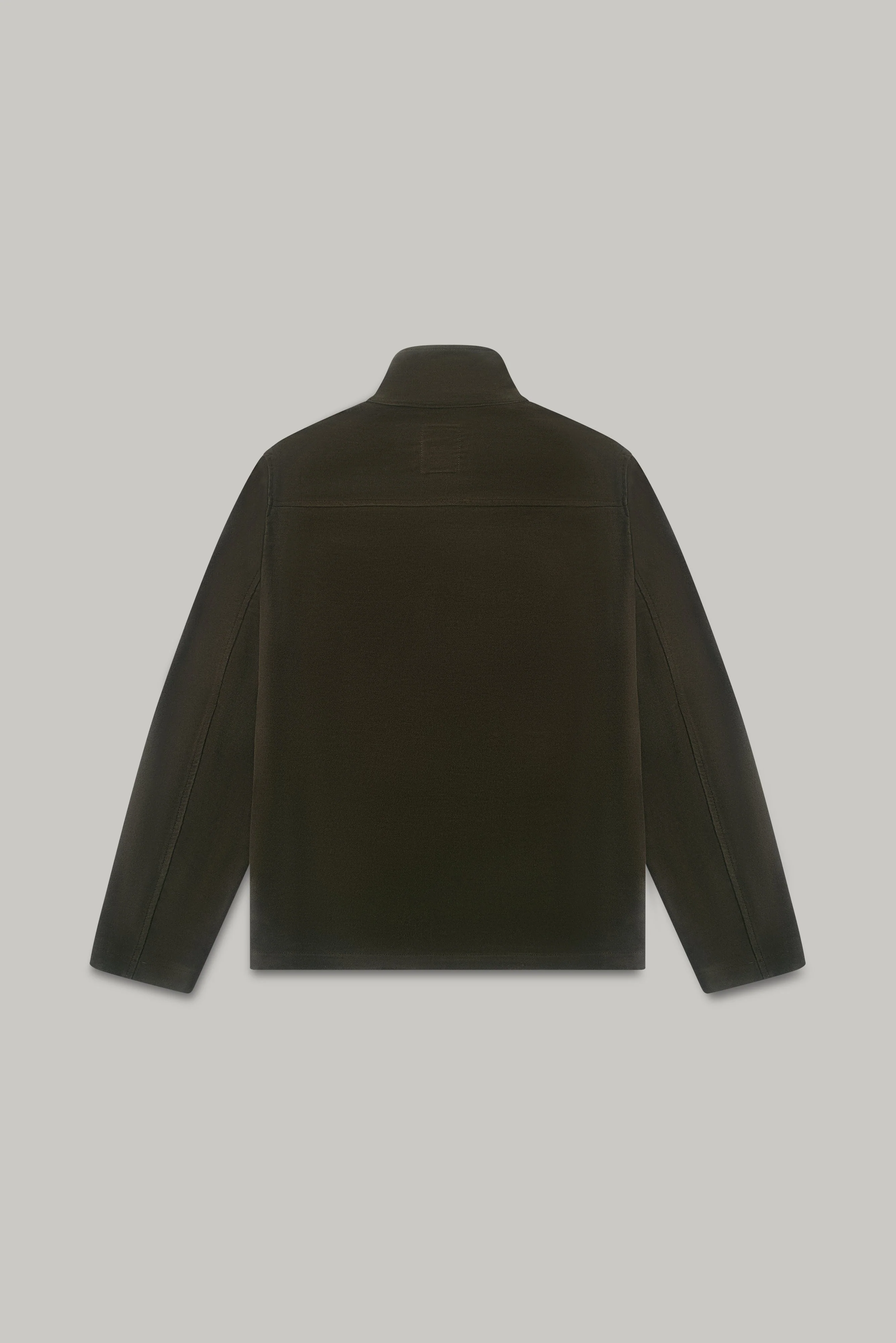 The Freddie Funnel Jacket - Olive Moleskin - Image 6