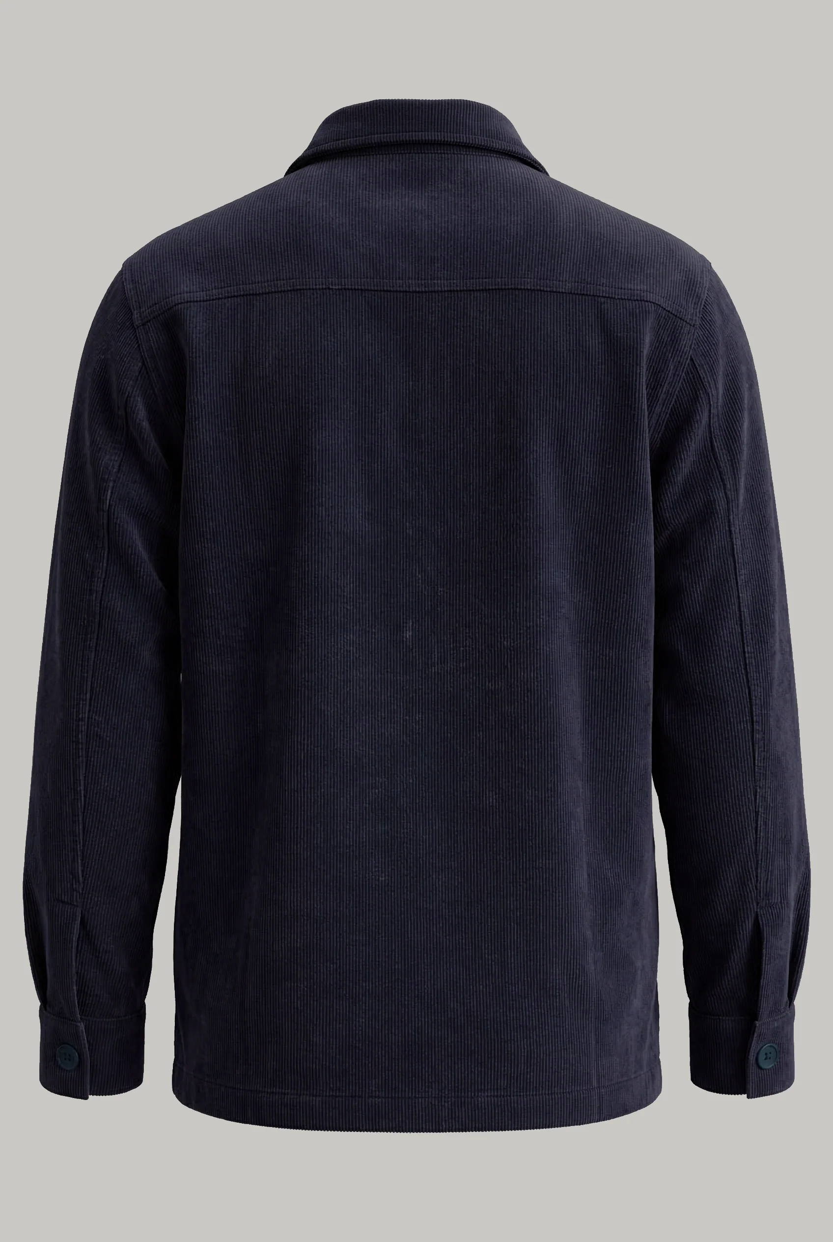 Theydon Overshirt - Fine Whale Cord Navy - Image 2