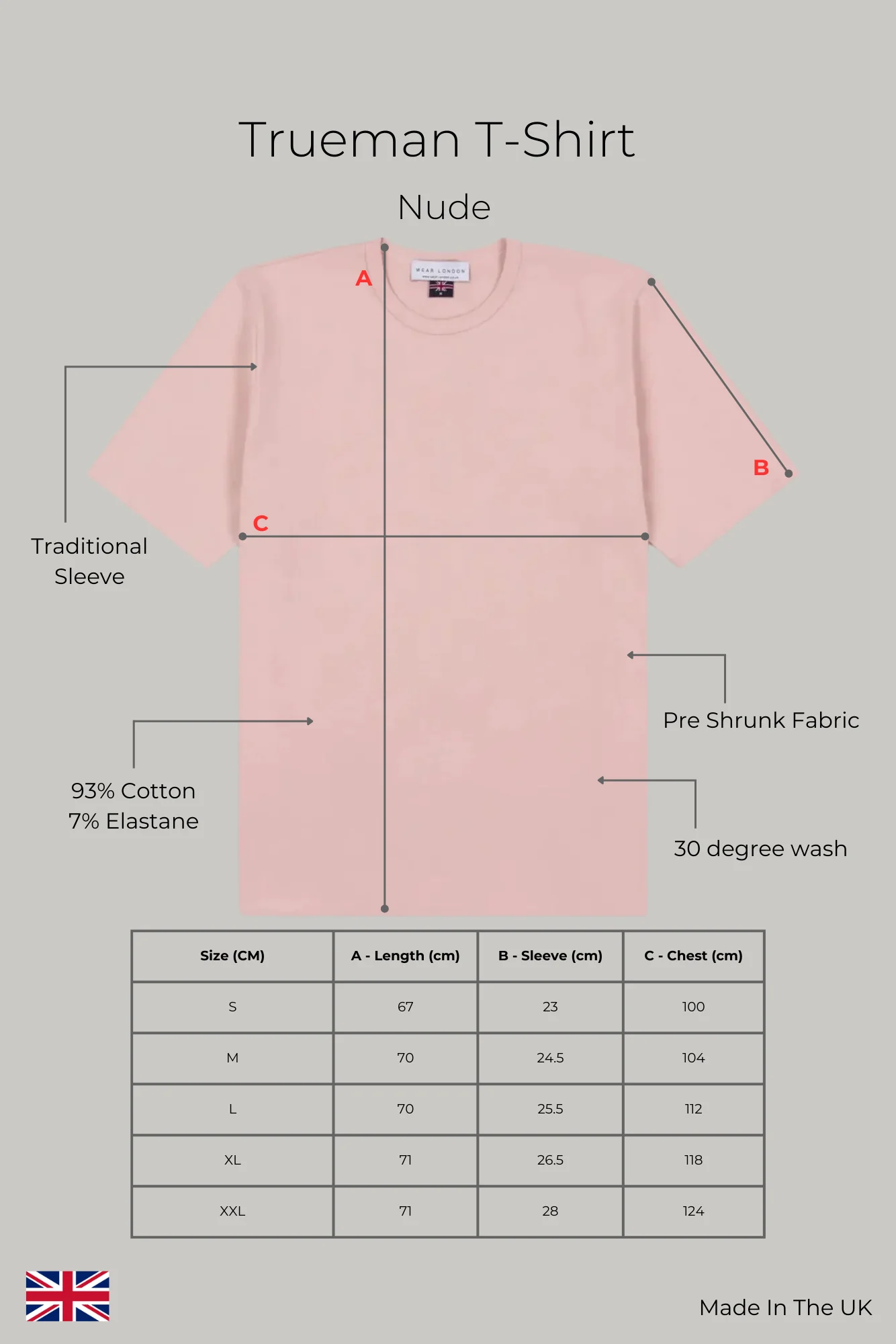 Trueman Regular Fit T-Shirt - Nude - Image 6