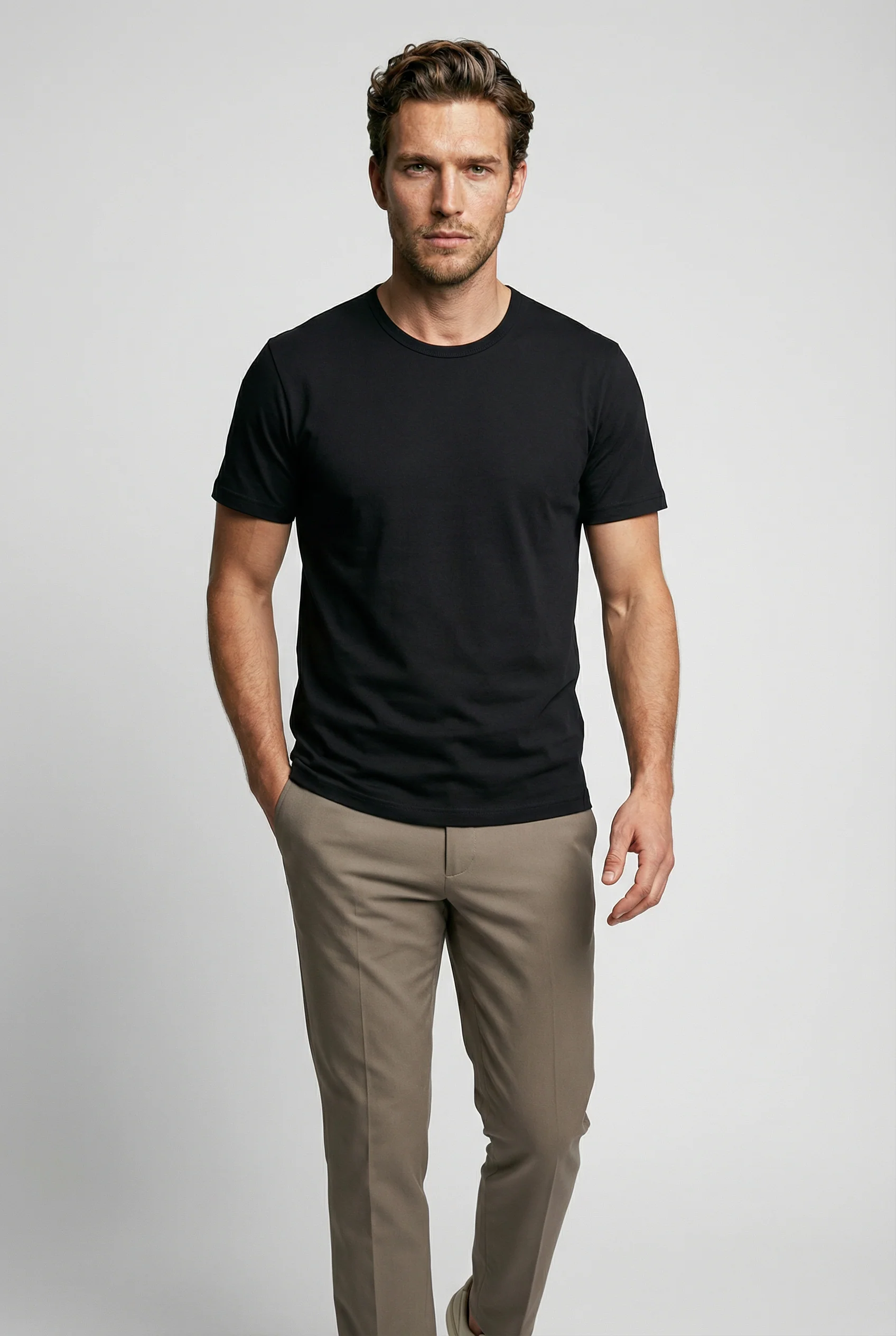 Trueman Regular Fit T-Shirt - Black - Image 3