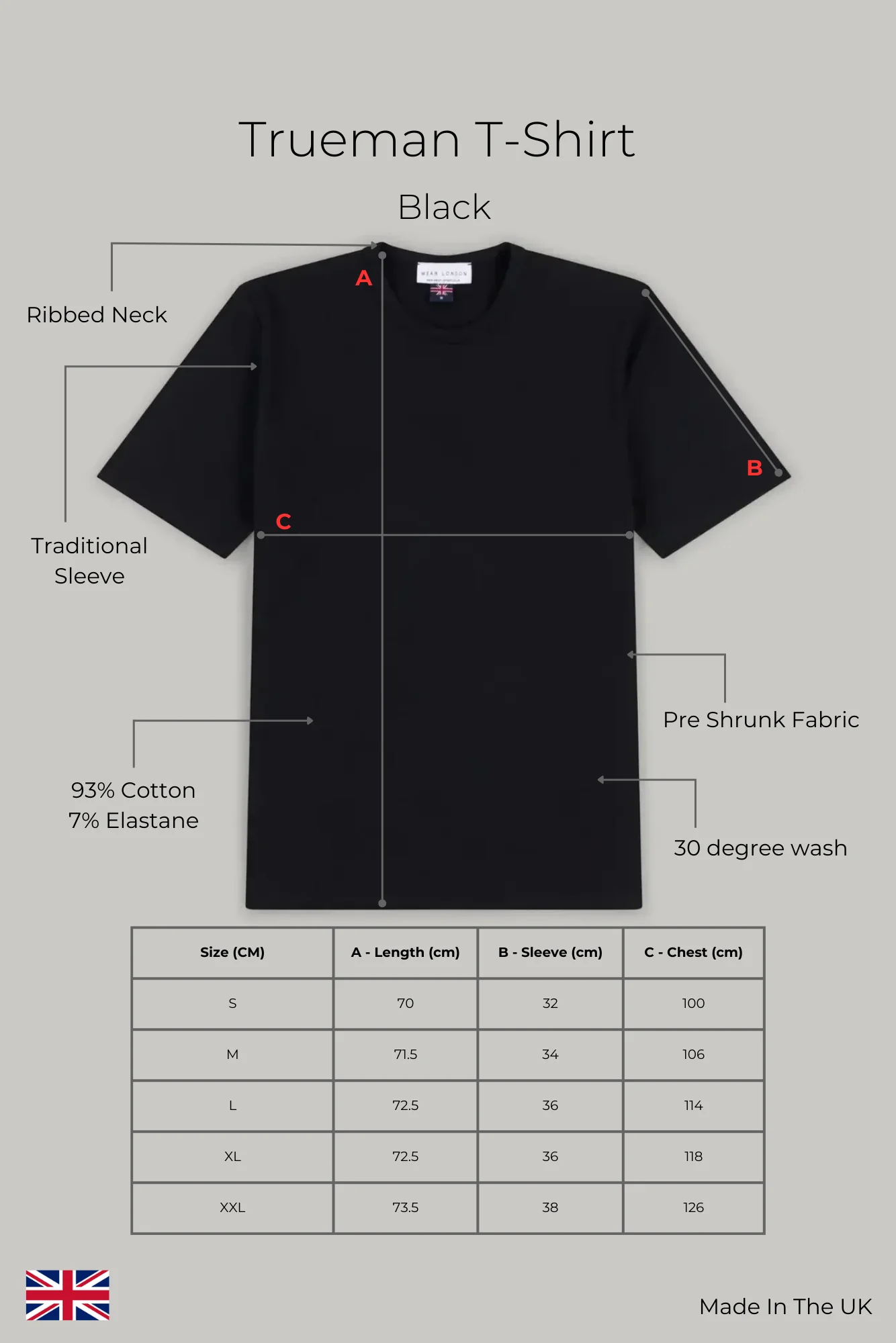 Trueman Regular Fit T-Shirt - Black - Image 6