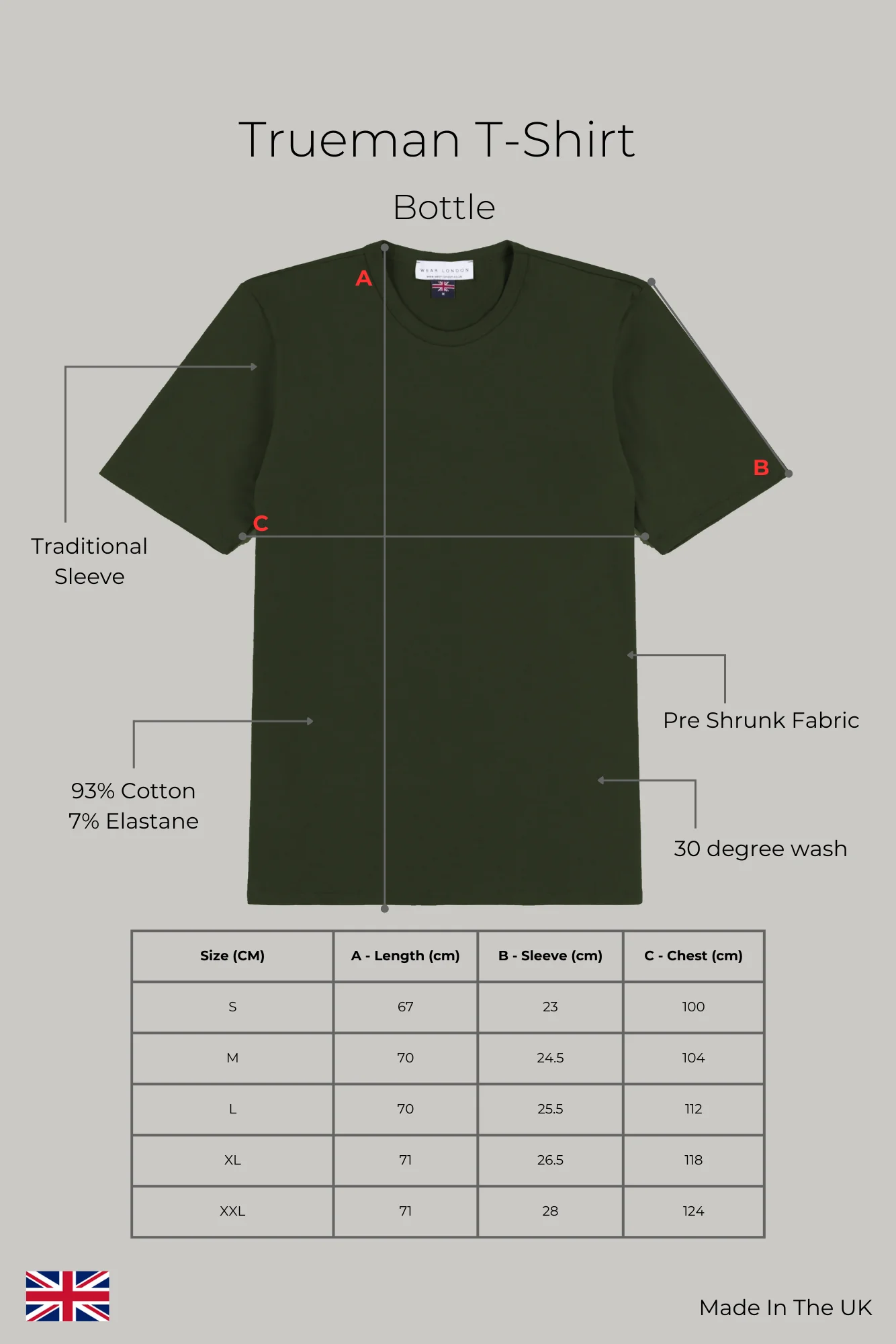 Trueman Regular Fit T-Shirt - Bottle Green - Image 8