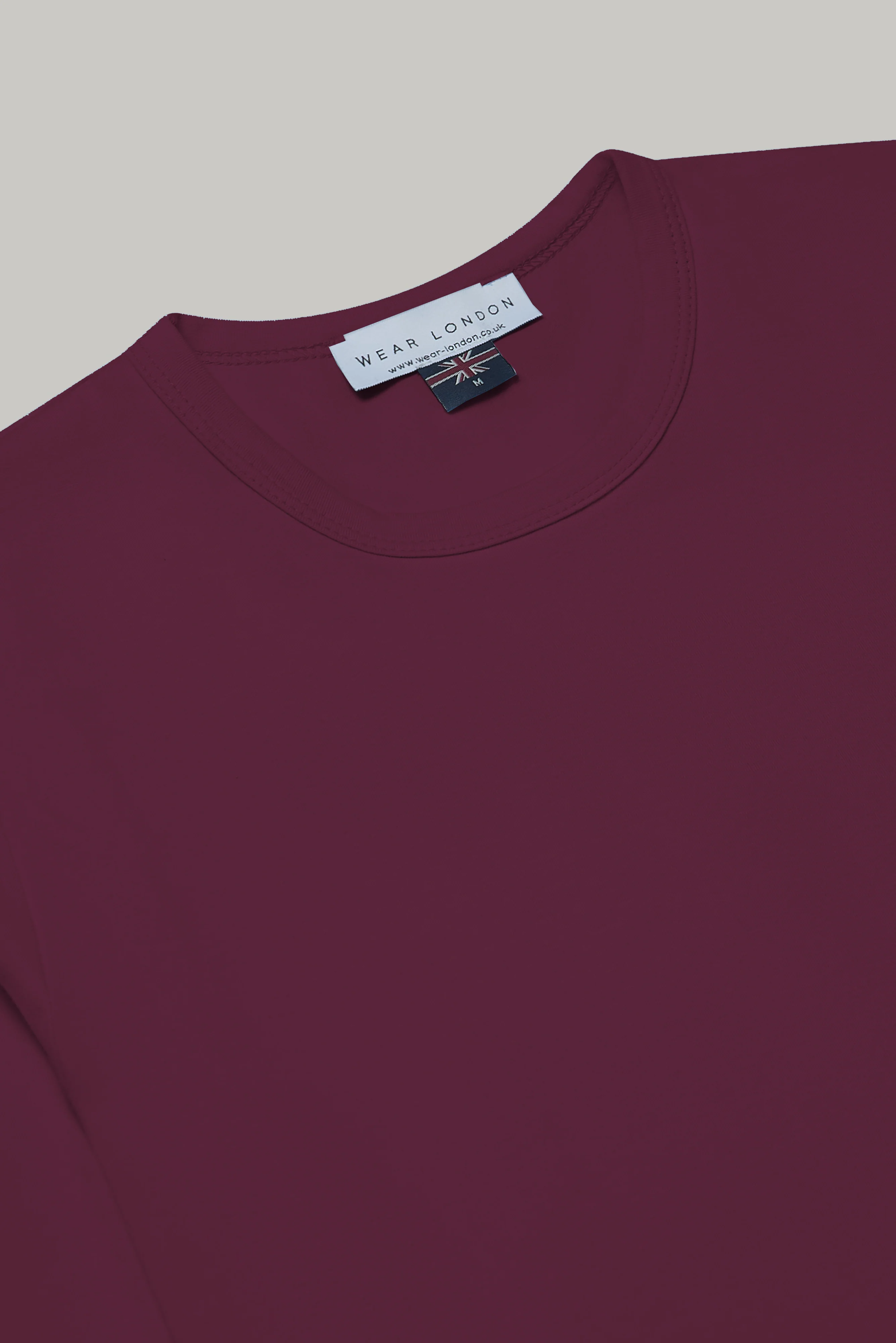 Trueman Regular Fit T-Shirt - Burgundy - Image 5