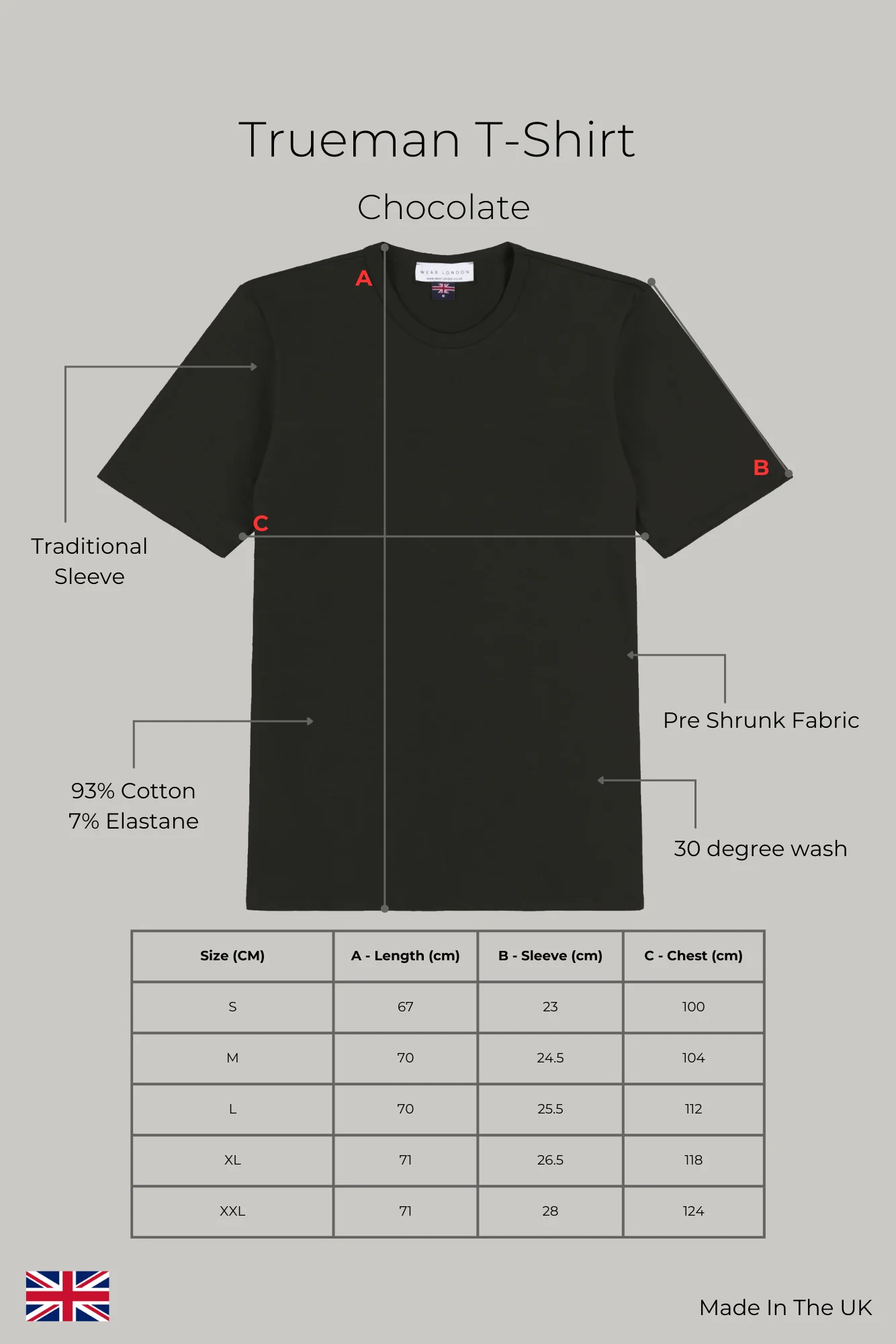 Trueman Regular Fit T-Shirt - Chocolate - Image 8