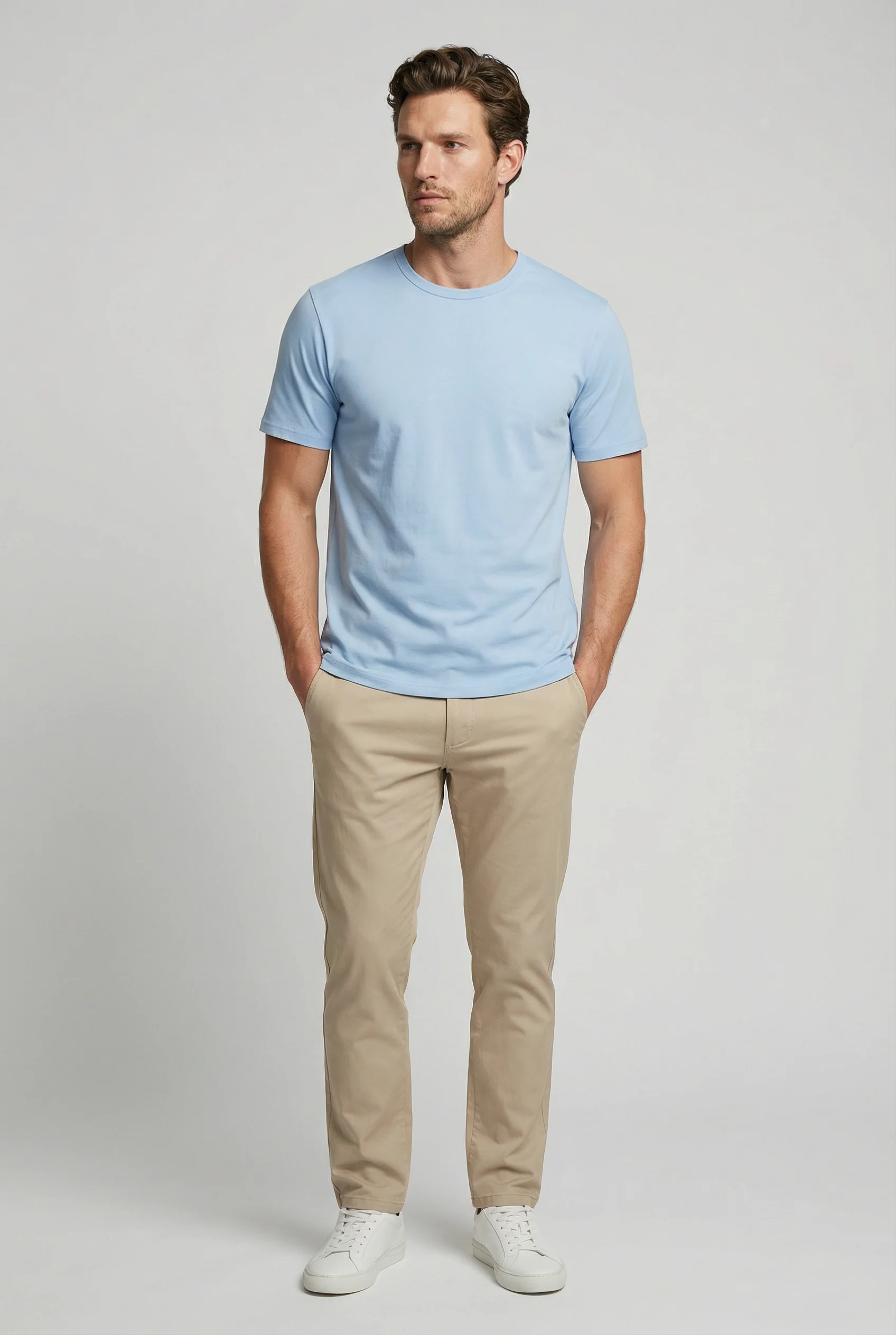 Trueman Regular Fit T-Shirt - Sky Blue - Image 6
