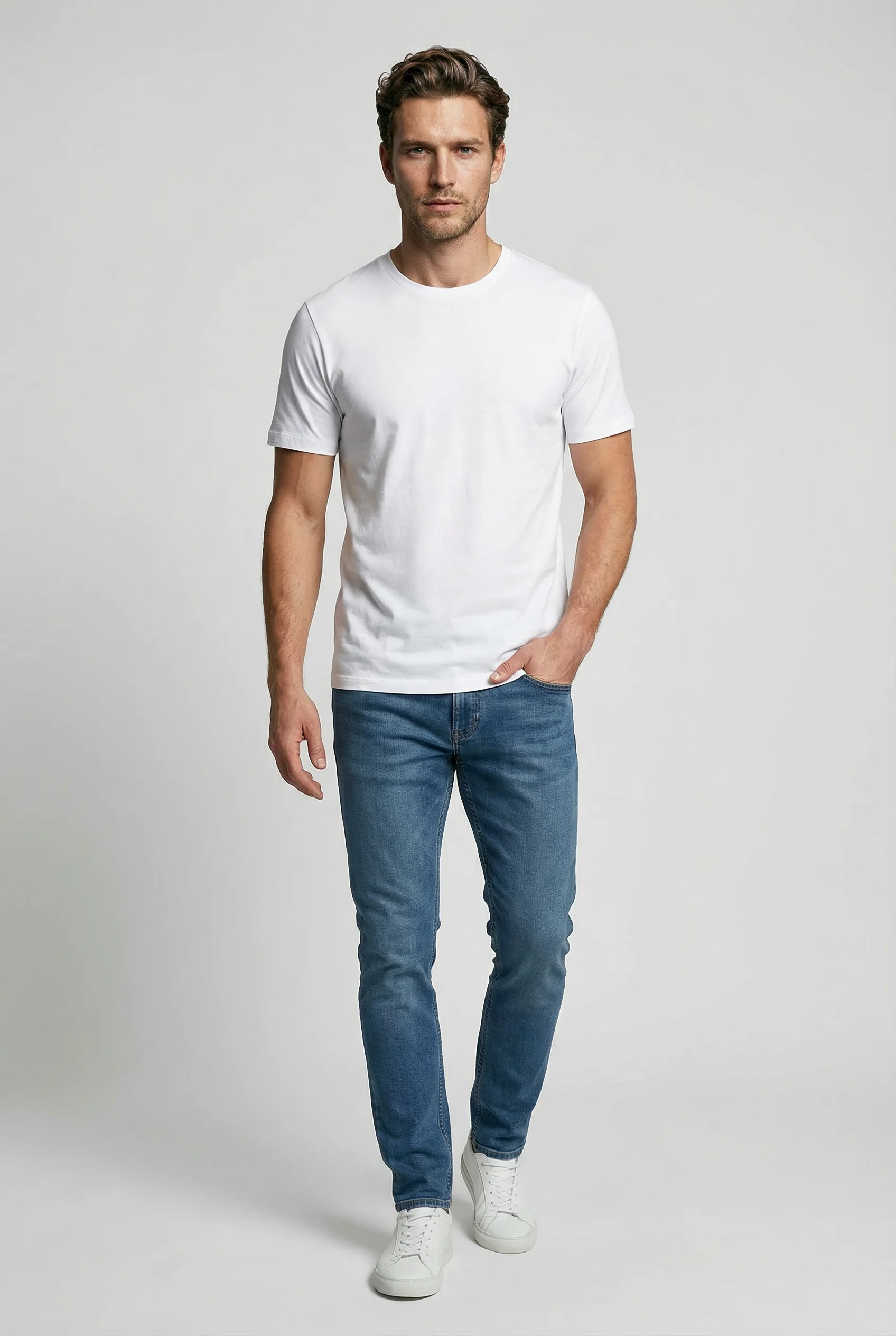 Trueman Regular Fit T-Shirt - White - Image 3